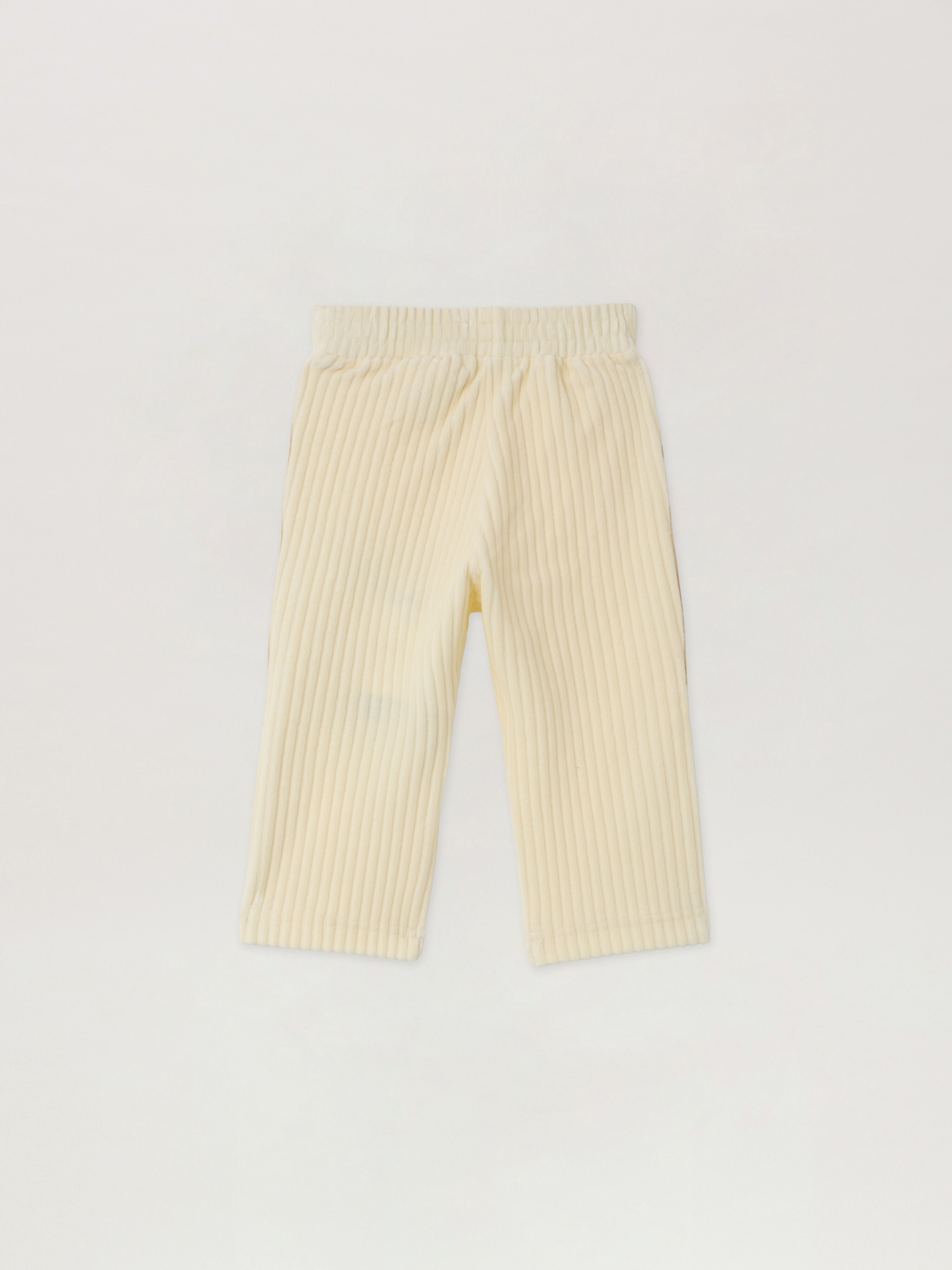 PALM ANGELS Corduroy Track Pants OFF WHITE - LIGHT BLUE PB4X001F25FLE001