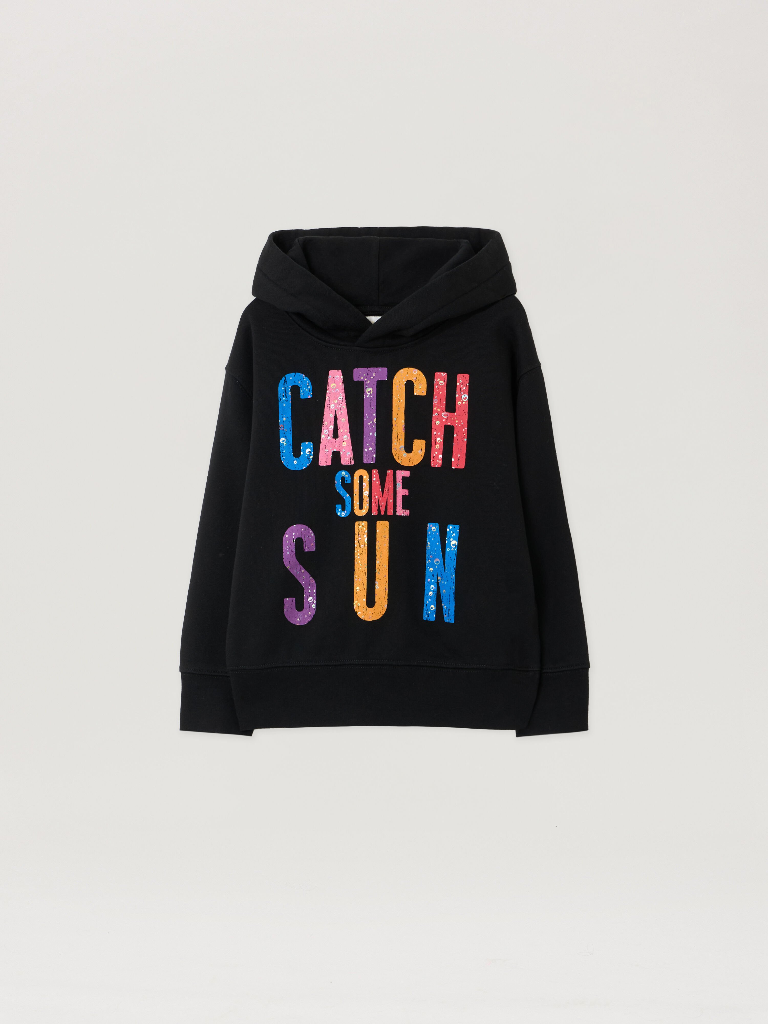 PALM ANGELS PaxVlbq Hoodie BLACK - MULTICOLOR PBBB012F25FLE007