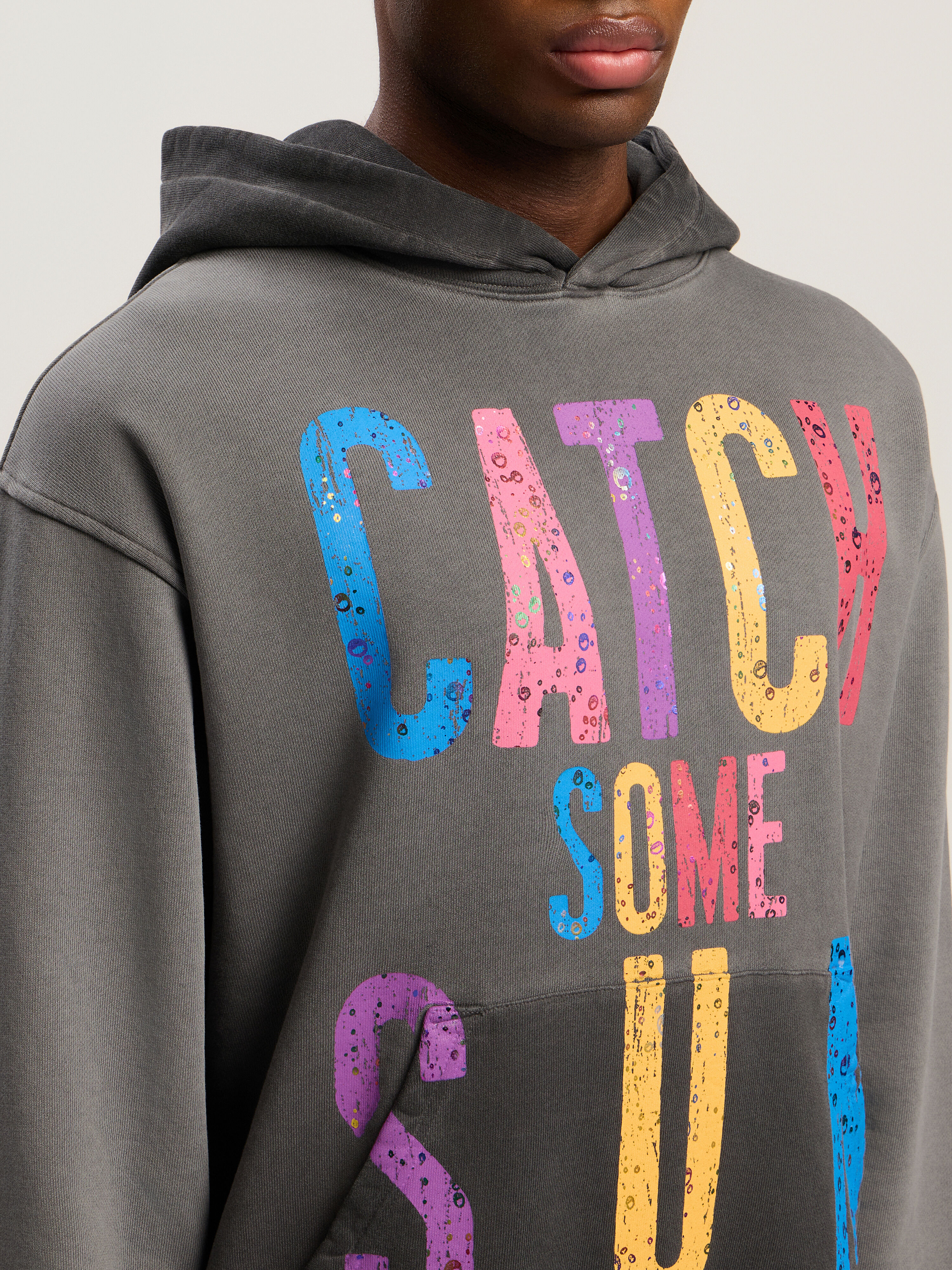 Catch Some Sun Hoodie PALM ANGELS Catch Some Sun Hoodie BLACK - MULTICOLOR PMBB17DF25FLE001