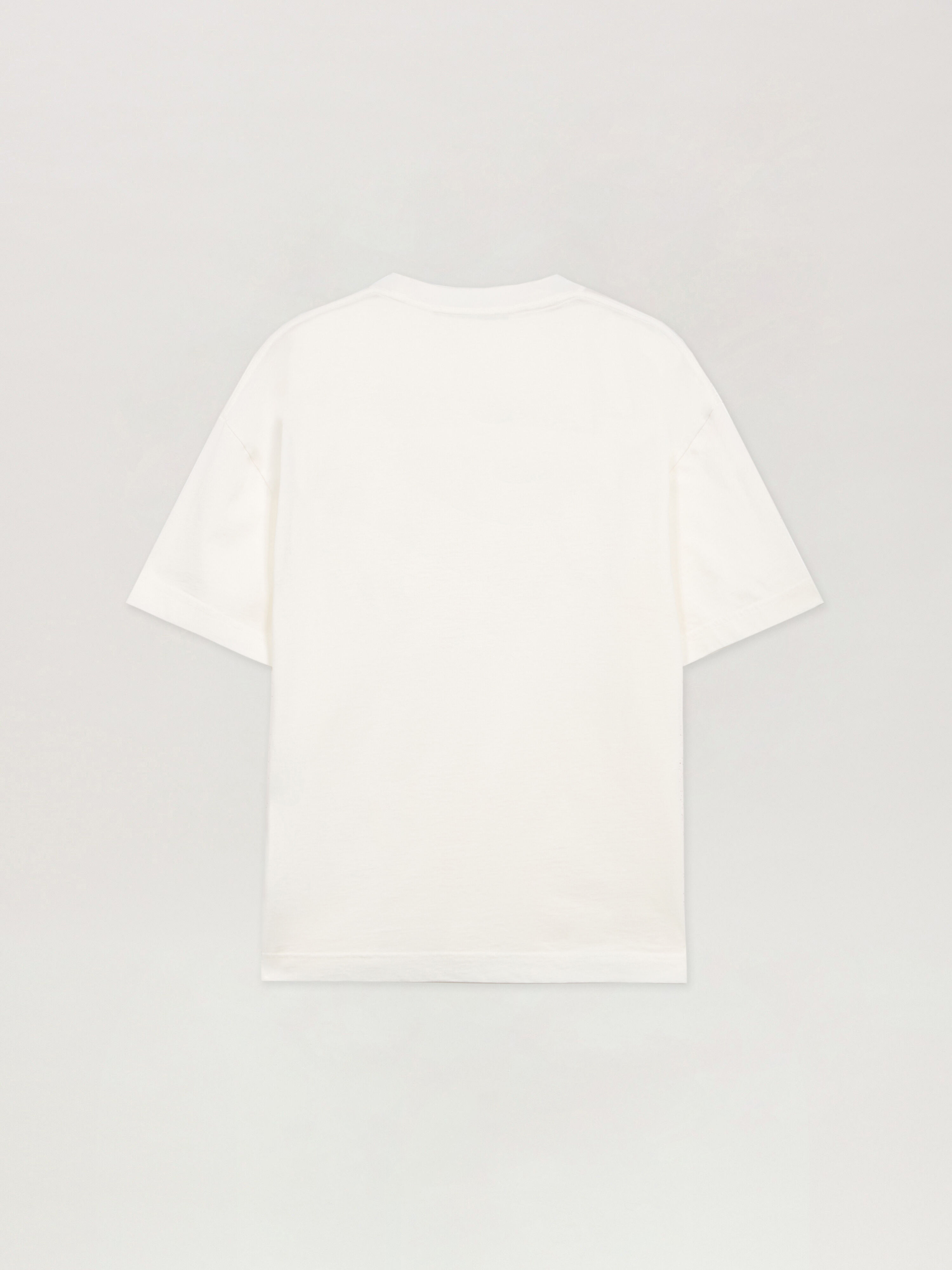 PALM ANGELS Snake Logo T-Shirt OFF WHITE - GREEN PMAA109F25JER008