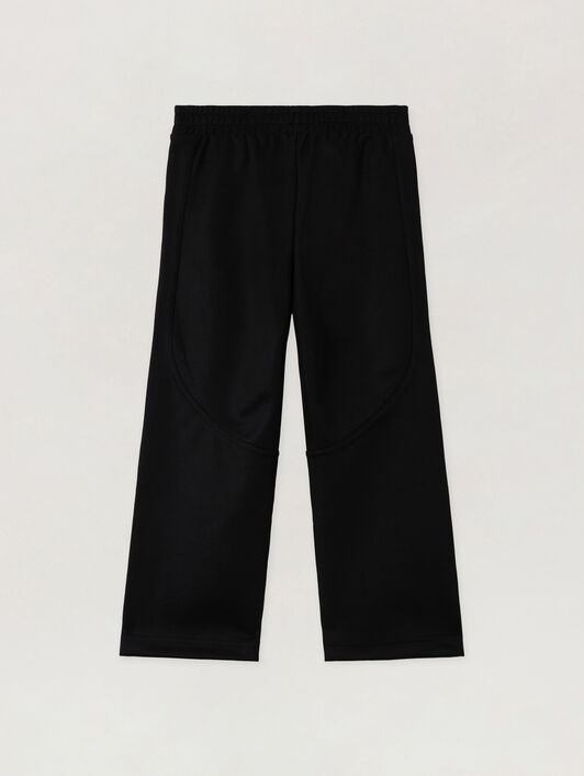 Cut Track Pants PALM ANGELS Cut Track Pants BLACK - OFF WHITE PBCJ009F25FAB001
