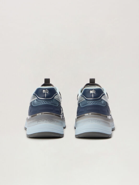 PALM ANGELS PA 4 Sneakers COBALT BLUE - SILVER PMIA102F25FAB001