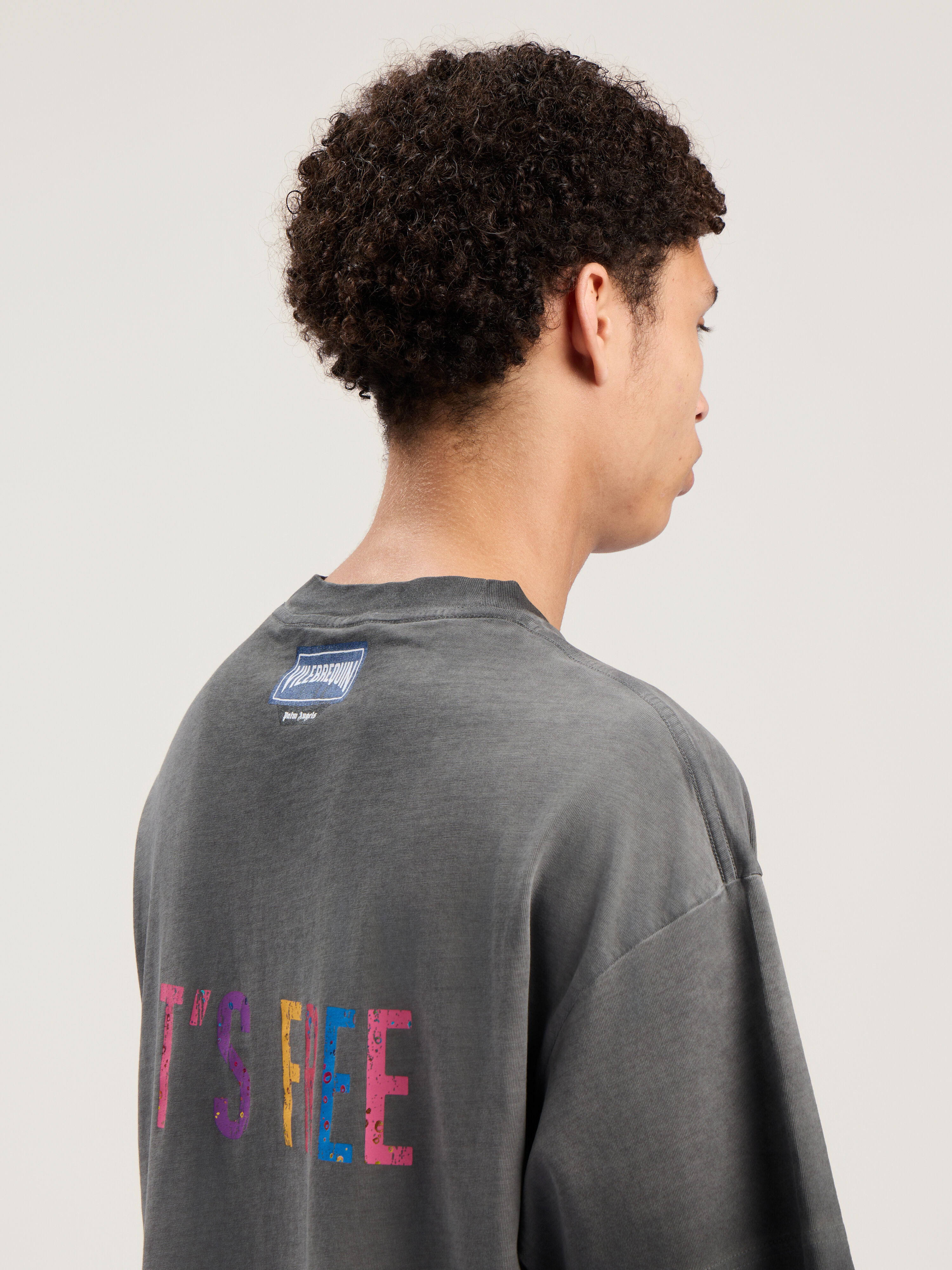 Catch Some Sun T-Shirt PALM ANGELS Catch Some Sun T-Shirt BLACK - MULTICOLOR PMAA109F25JER001