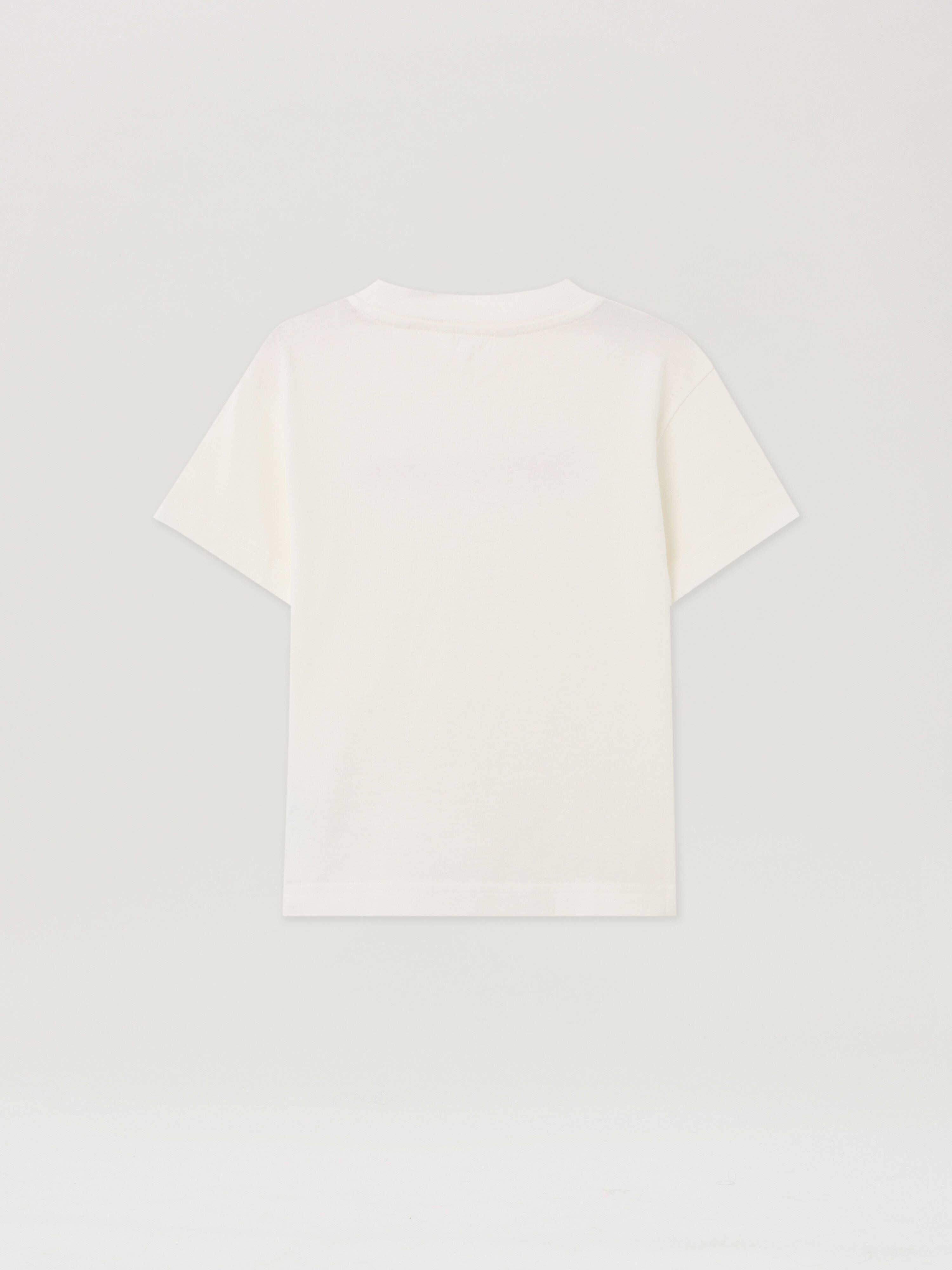 PALM ANGELS Blurred Logo T-Shirt OFF WHITE - RED PBAA003F25JER001