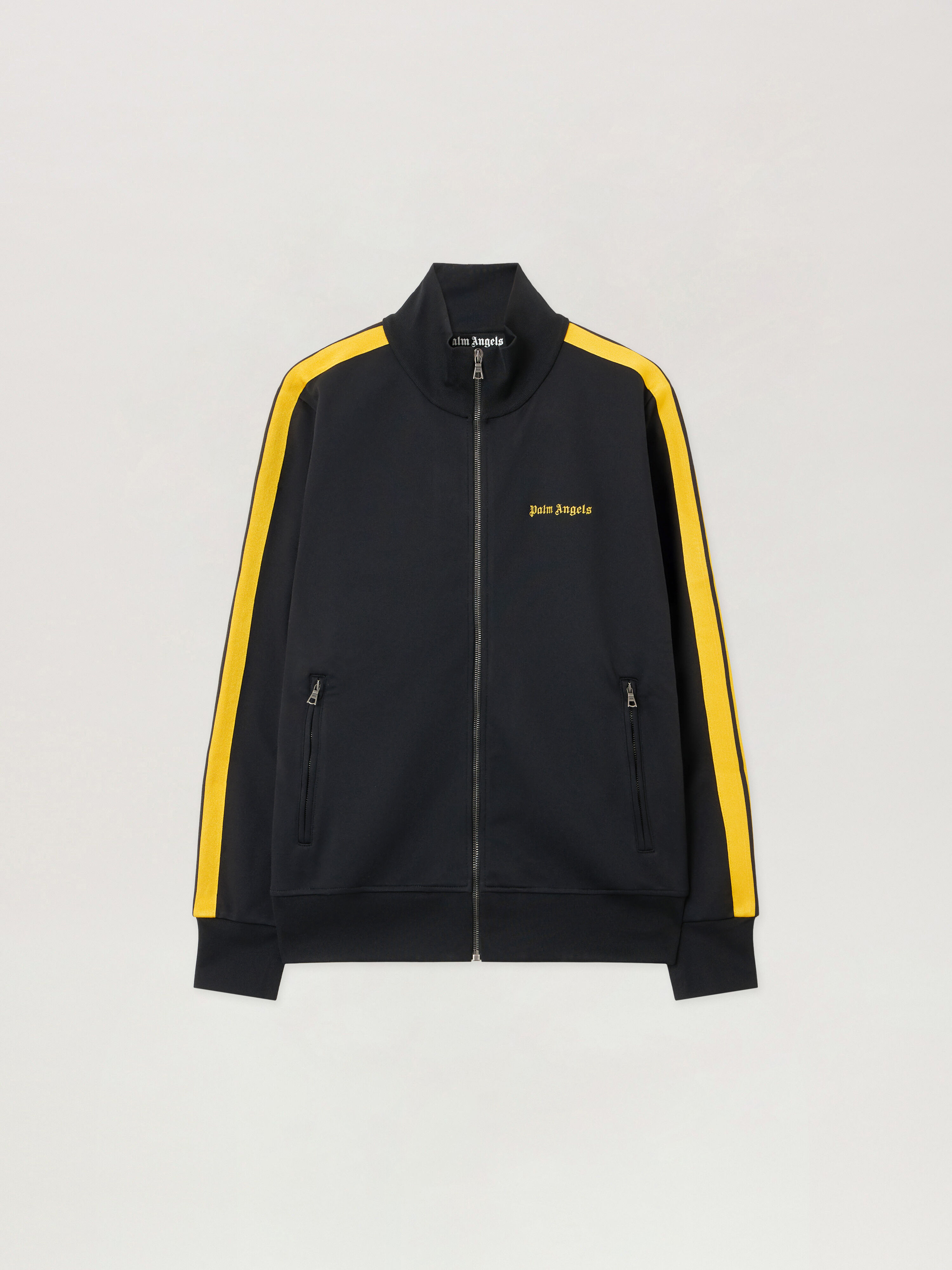 Classic Logo Track Jacket PALM ANGELS Classic Logo Track Jacket BLACK - YELLOW PMBD058F25FAB001