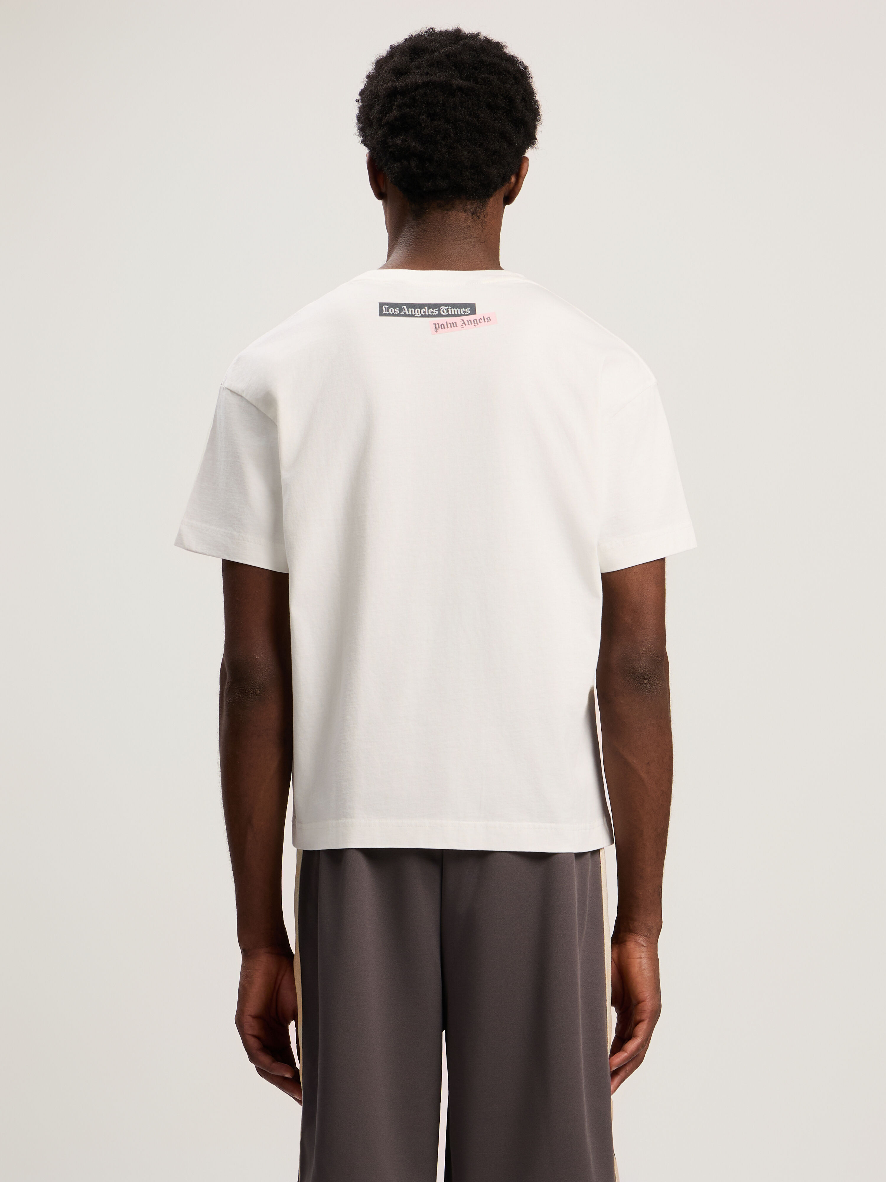 PALM ANGELS PaxLaTimesT-Shirt OFF WHITE - MULTICOLOR PMAA109F25JER005