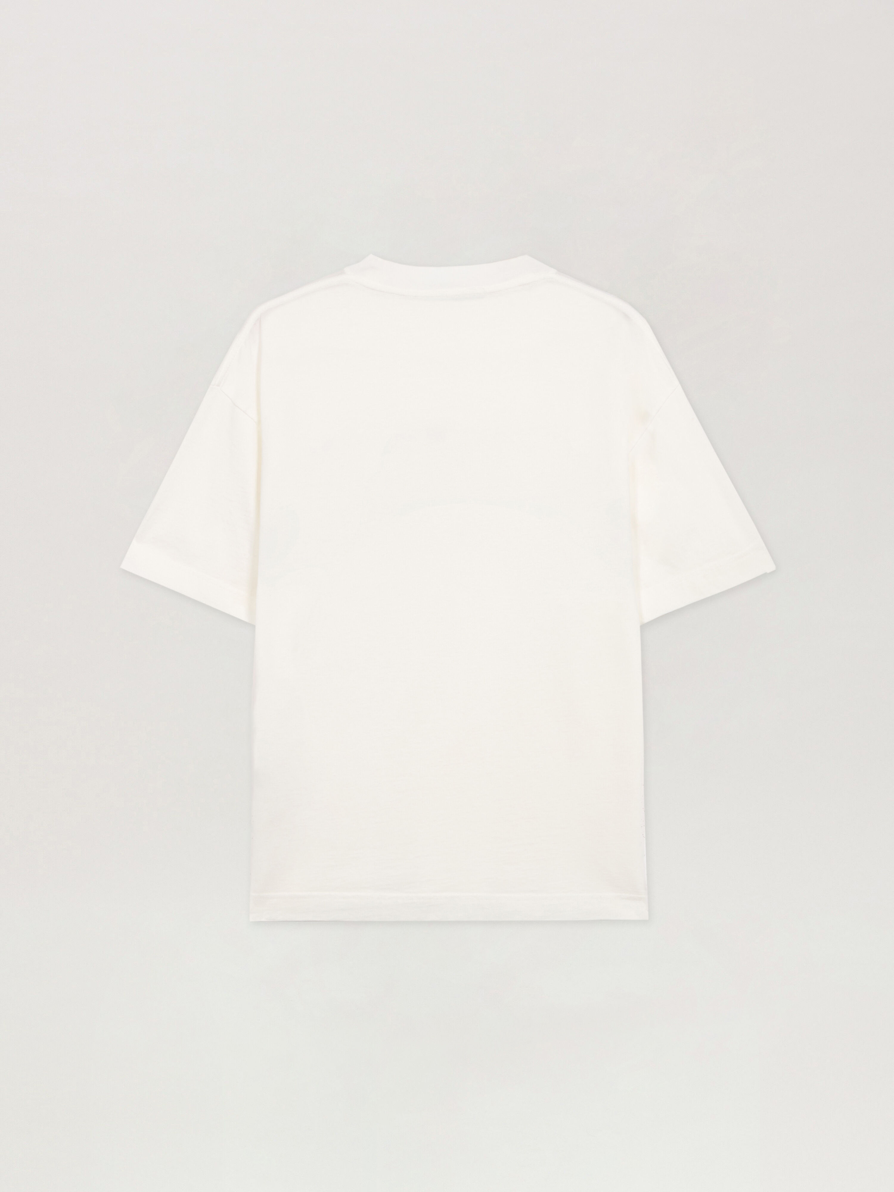 Curved Logo T-Shirt PALM ANGELS Curved Logo T-Shirt OFF WHITE - BLACK PMAA109F25JER003