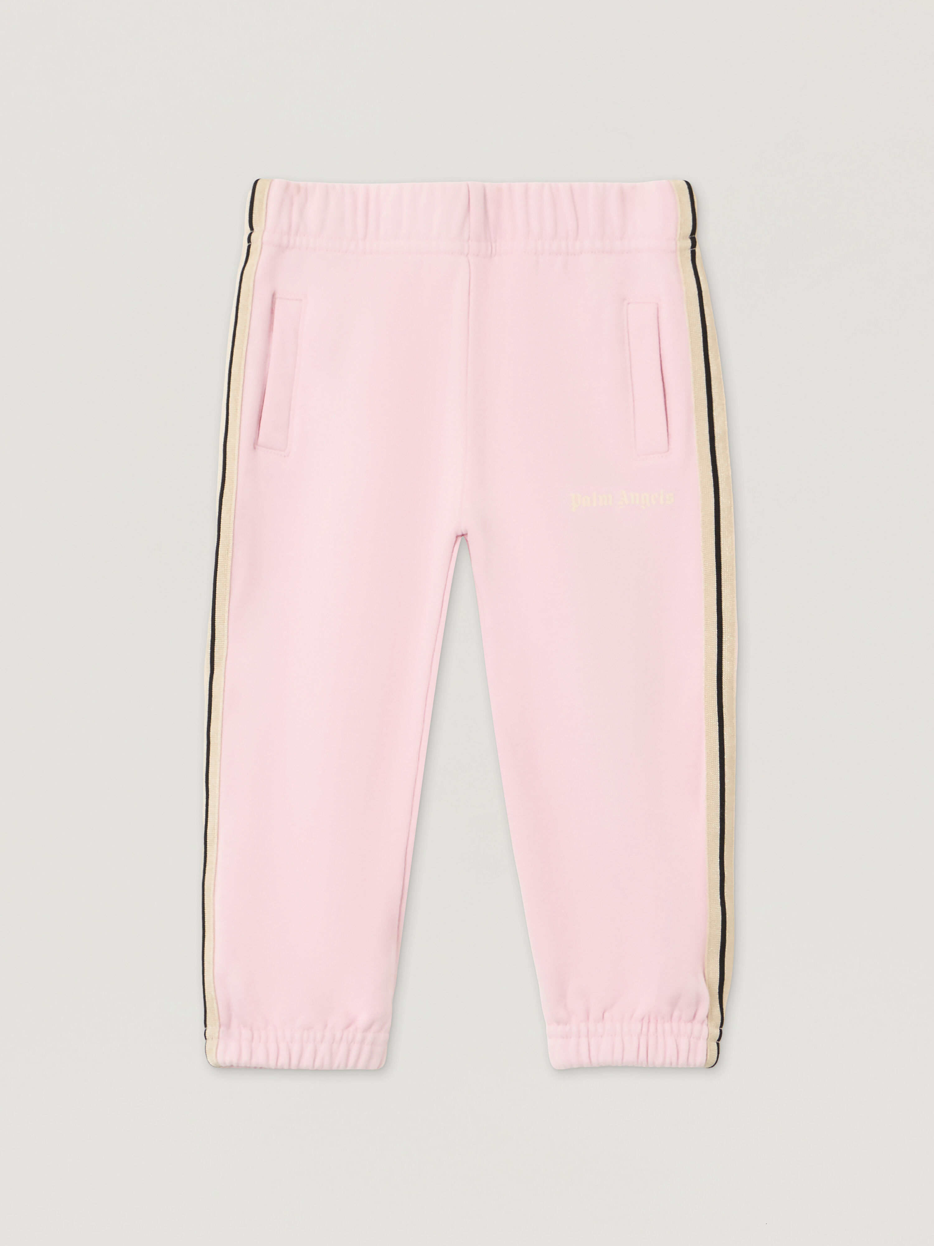PALM ANGELS Track Sweatpants SOFT PINK - OFF WHITE PG4X002F25FLE001