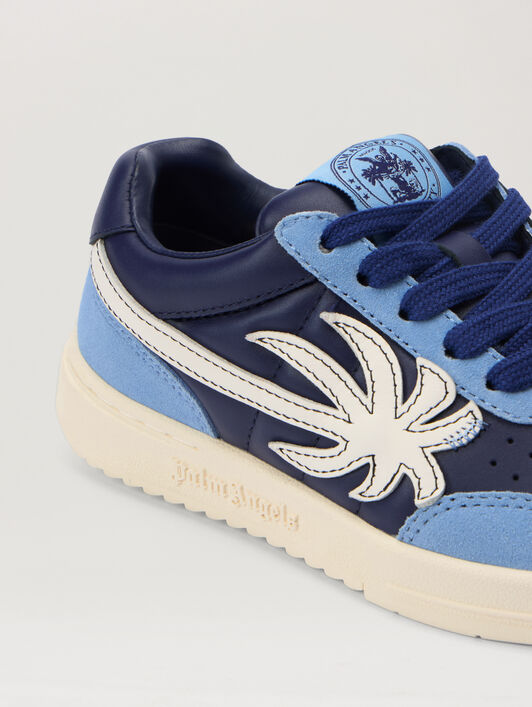 PALM ANGELS Palm Beach University  Sneakers NAVY BLUE - OFF WHITE PBIA015F25LEA001