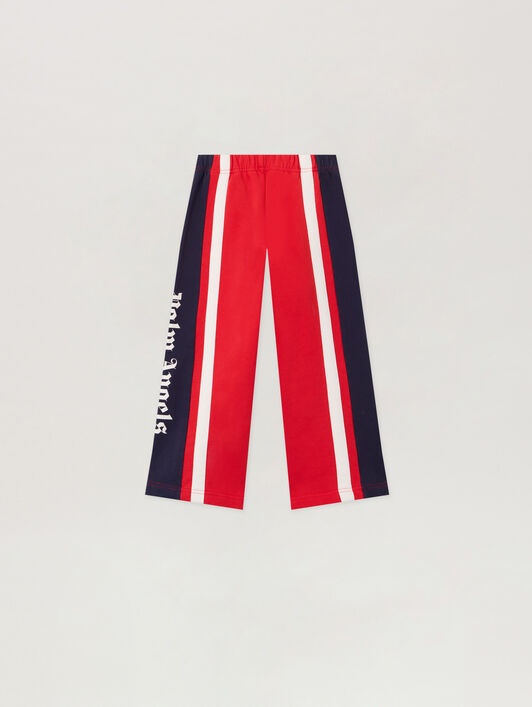 PALM ANGELS Rugby Sweatpant RED - OFF WHITE PBCH018F25FLE001