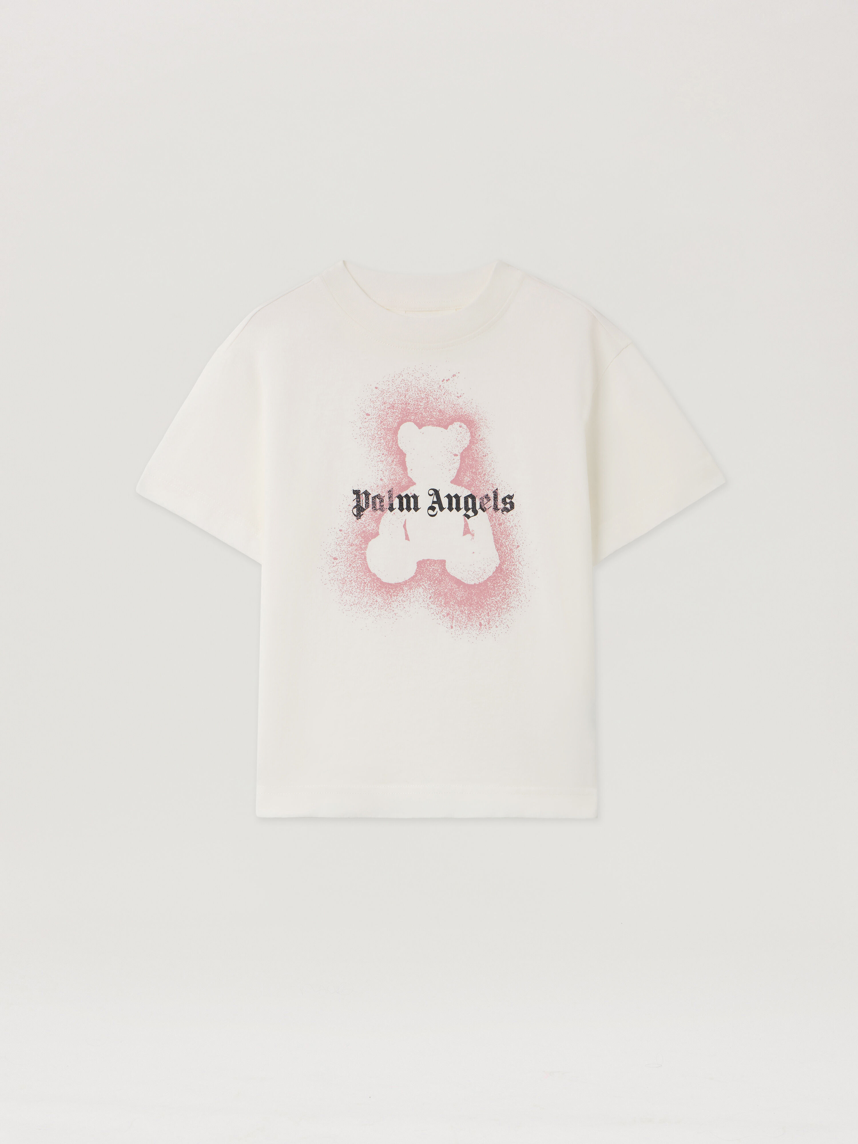 Spray Bear T-Shirt PALM ANGELS Spray Bear T-Shirt OFF WHITE - PGAA002F25JER00A