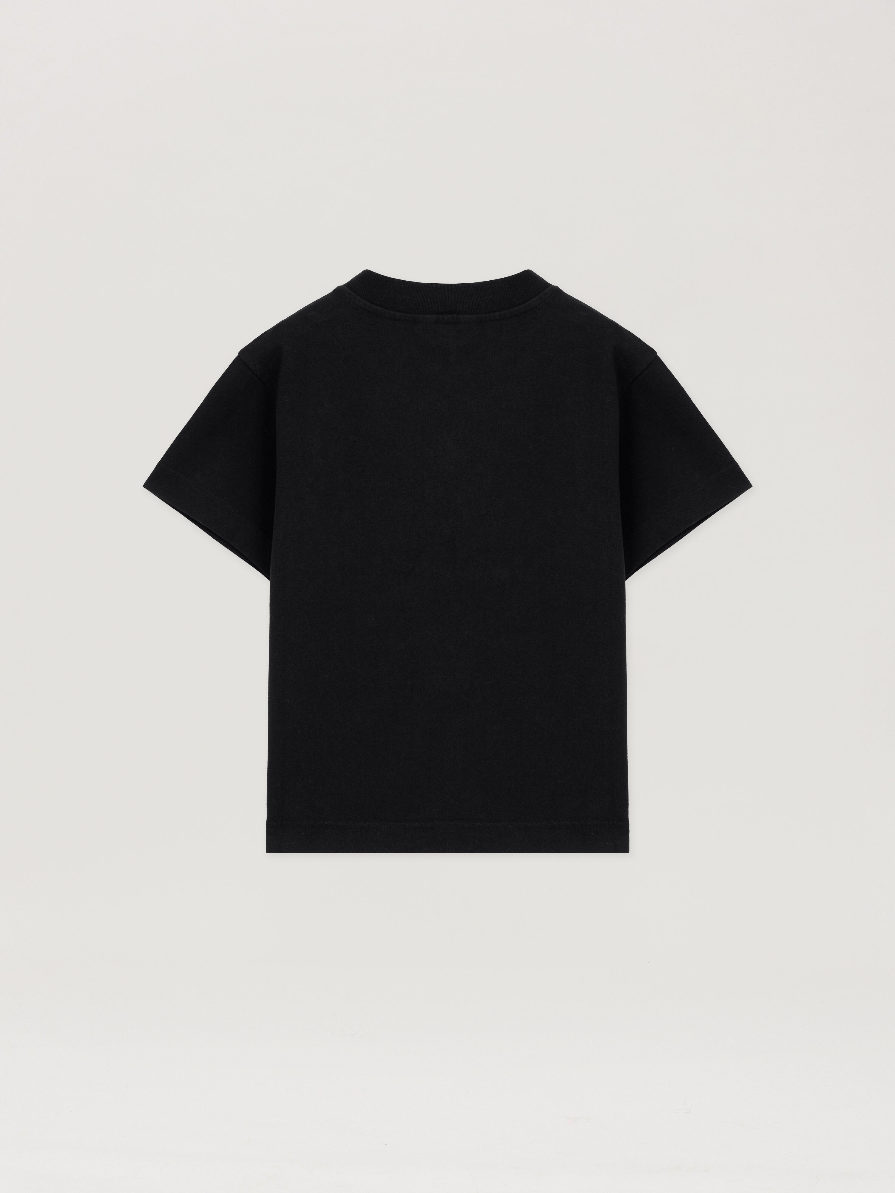 Spray Bear Graphic T-Shirt PALM ANGELS Spray Bear Graphic T-Shirt BLACK - OCHER YELLOW PBAA003F25JER005