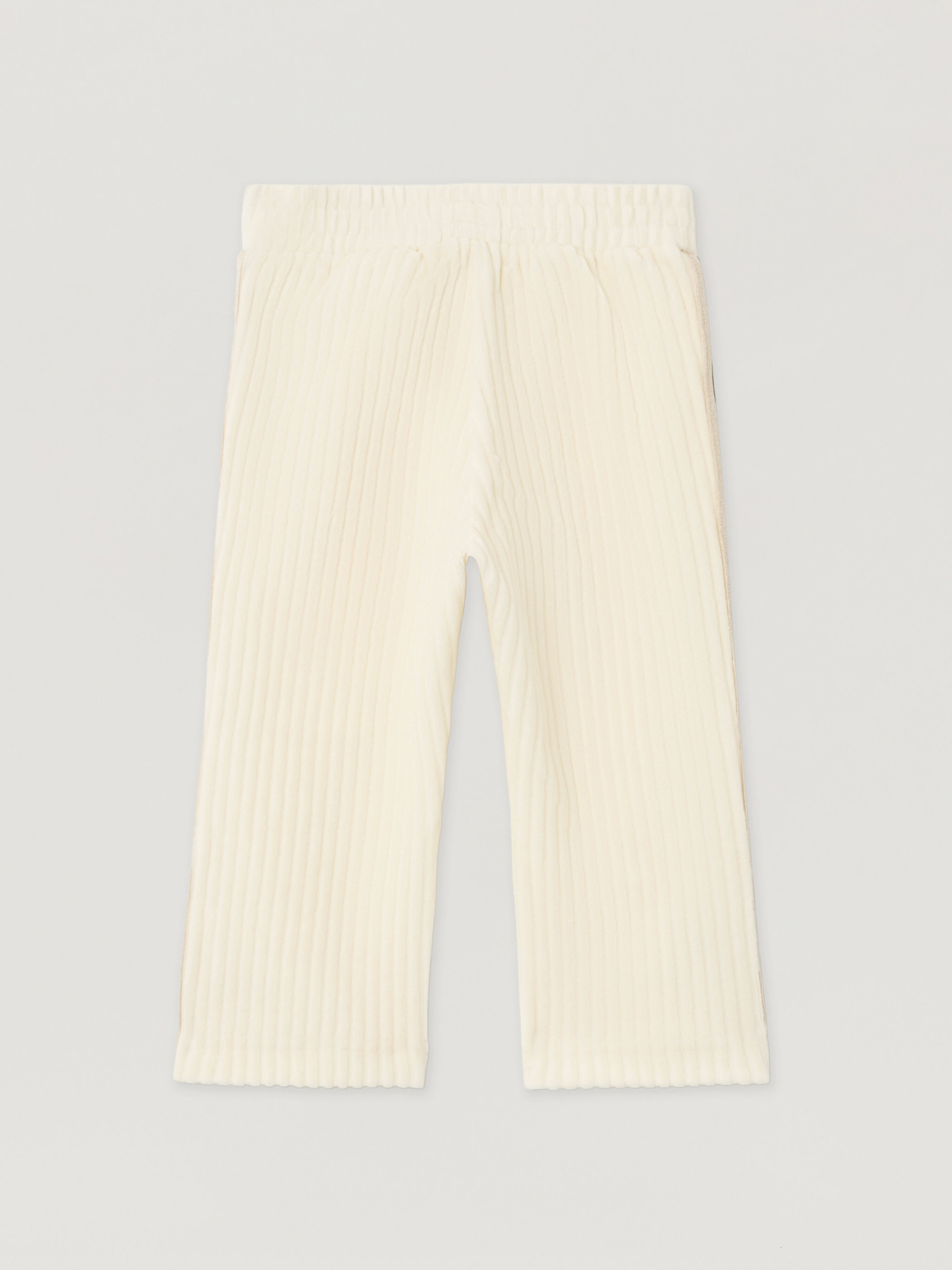 Corduroy Stripe Track Pants PALM ANGELS Corduroy Stripe Track Pants OFF WHITE - SOFT PINK PG4X001F25FLE001