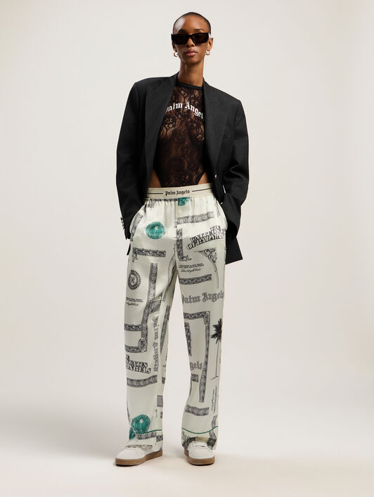 PALM ANGELS Urban Tailoring Blazer ANTHRACITE - BLACK PWEN055F25FAB001