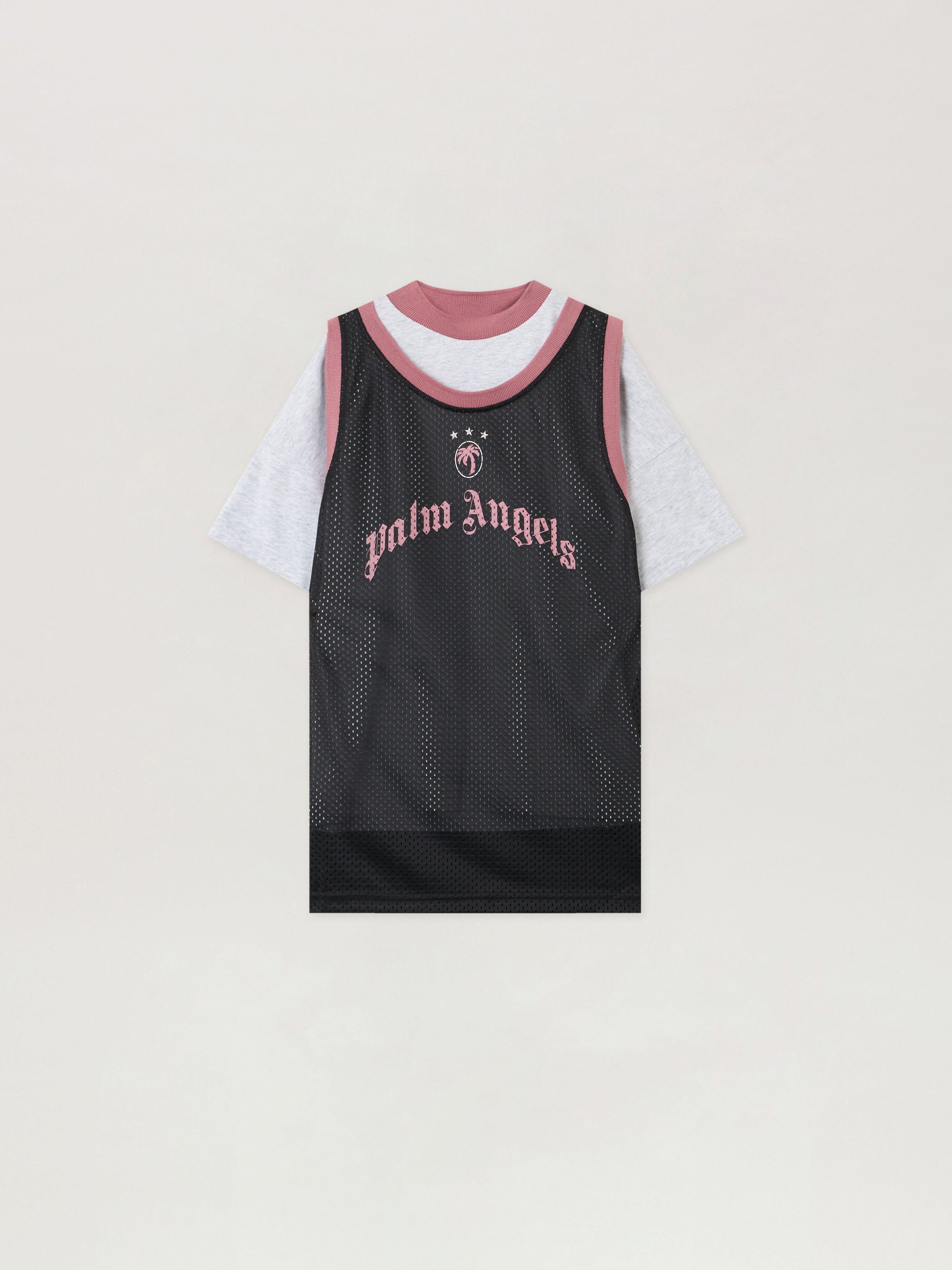 Team Palm Soccer Dress PALM ANGELS Team Palm Soccer Dress BLACK - PGDH006F25JER001