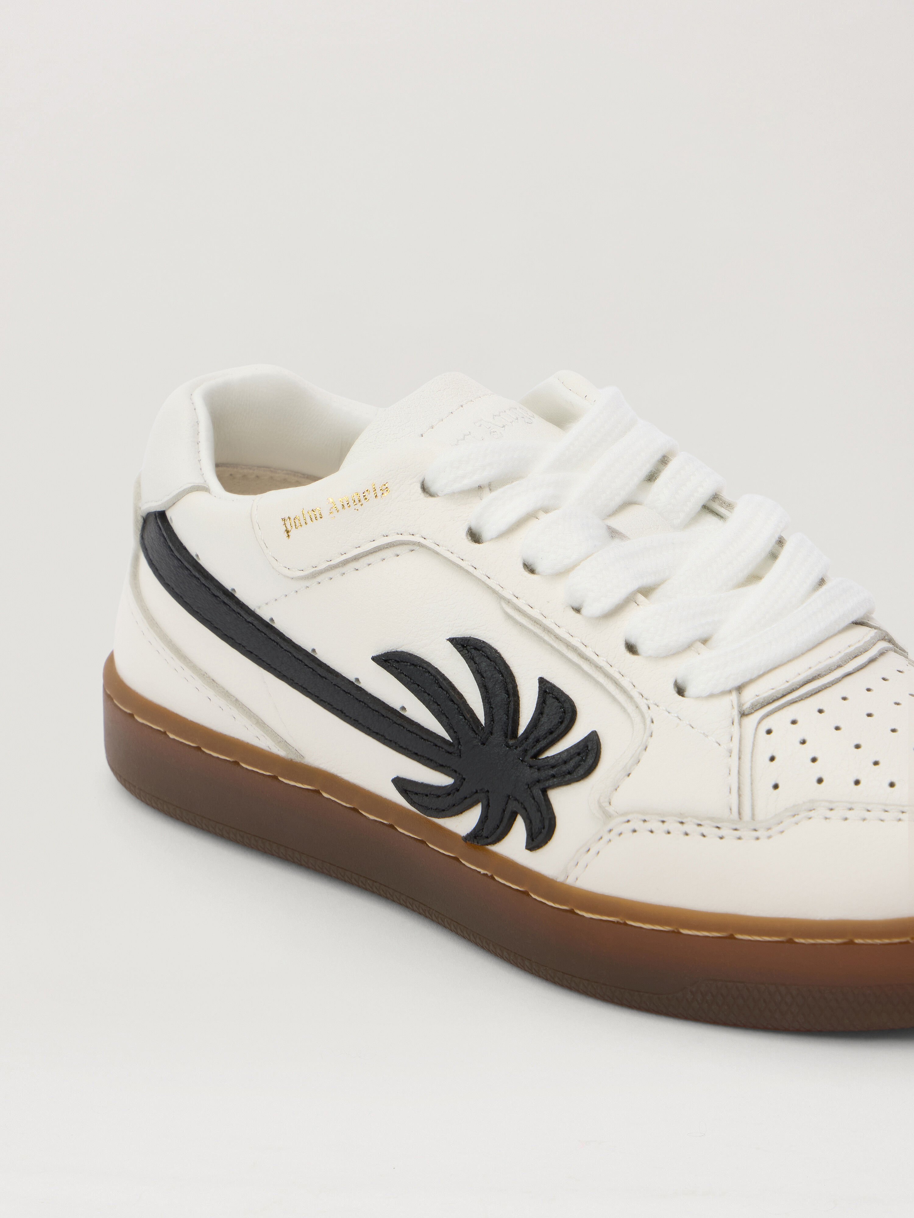 PALM ANGELS New Palm 1 Sneakers WHITE - BLACK PBIA017F25LEA001