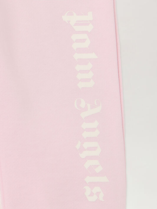 PALM ANGELS Overlogo Sweatpants SOFT PINK - OFF WHITE PGXD002F25FLE001