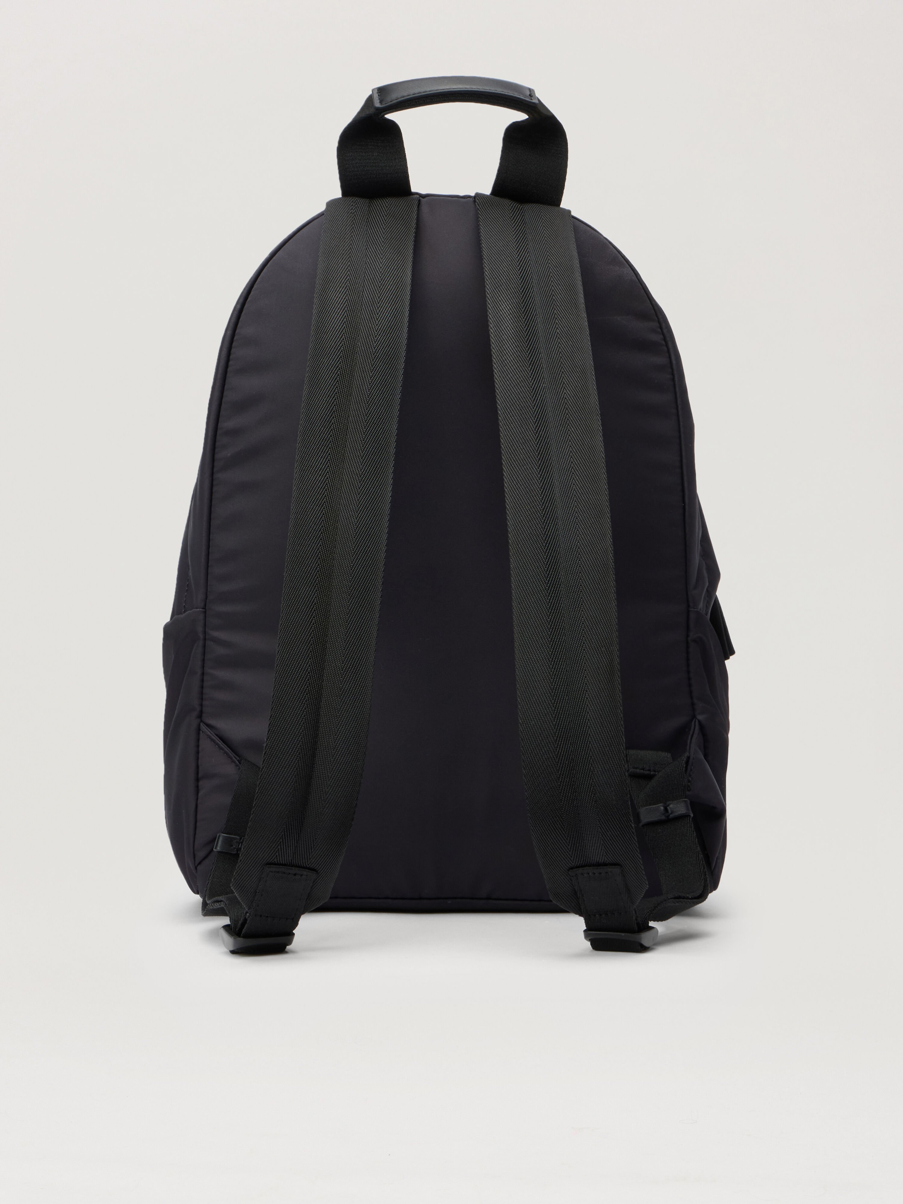 PALM ANGELS Blurred Logo Backpack BLACK - OCHER YELLOW PBNB018F25FAB001