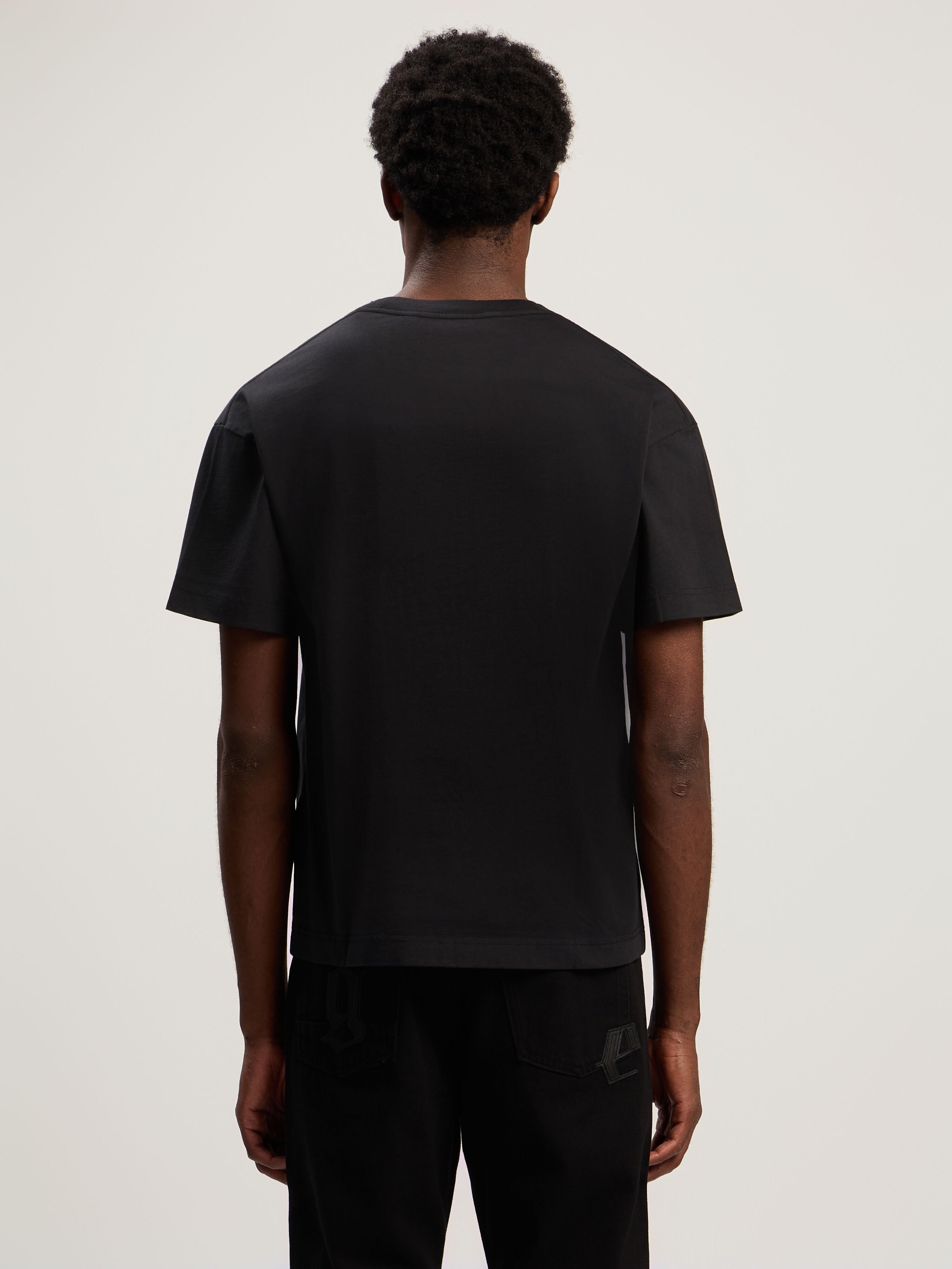 PaxLaTimesT-Shirt PALM ANGELS PaxLaTimesT-Shirt BLACK - MULTICOLOR PMAA109F25JER004