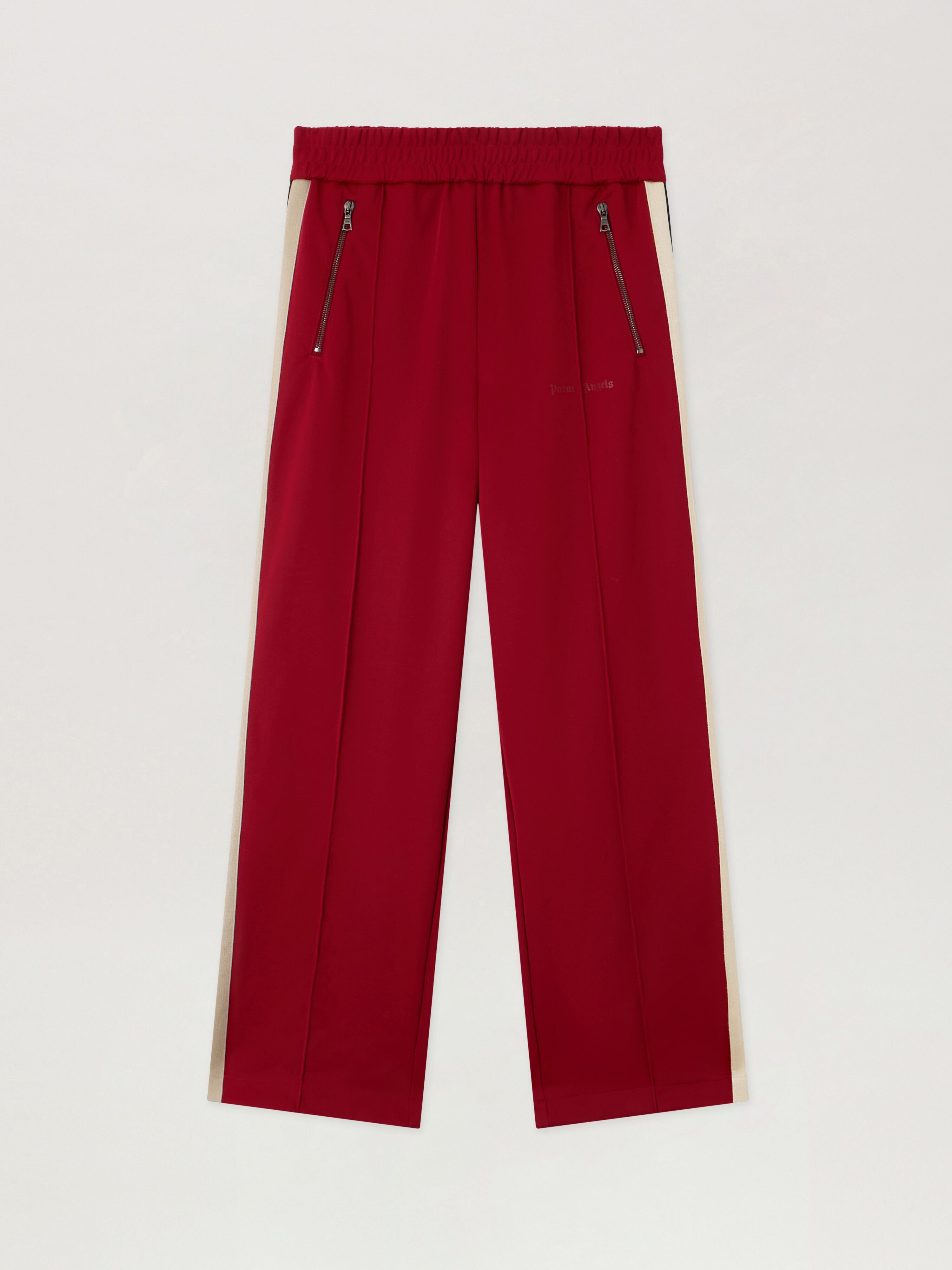 Classic Logo Zip-Up Track Pants PALM ANGELS Classic Logo Zip-Up Track Pants RED - OFF WHITE PMCJ04HF25FAB001