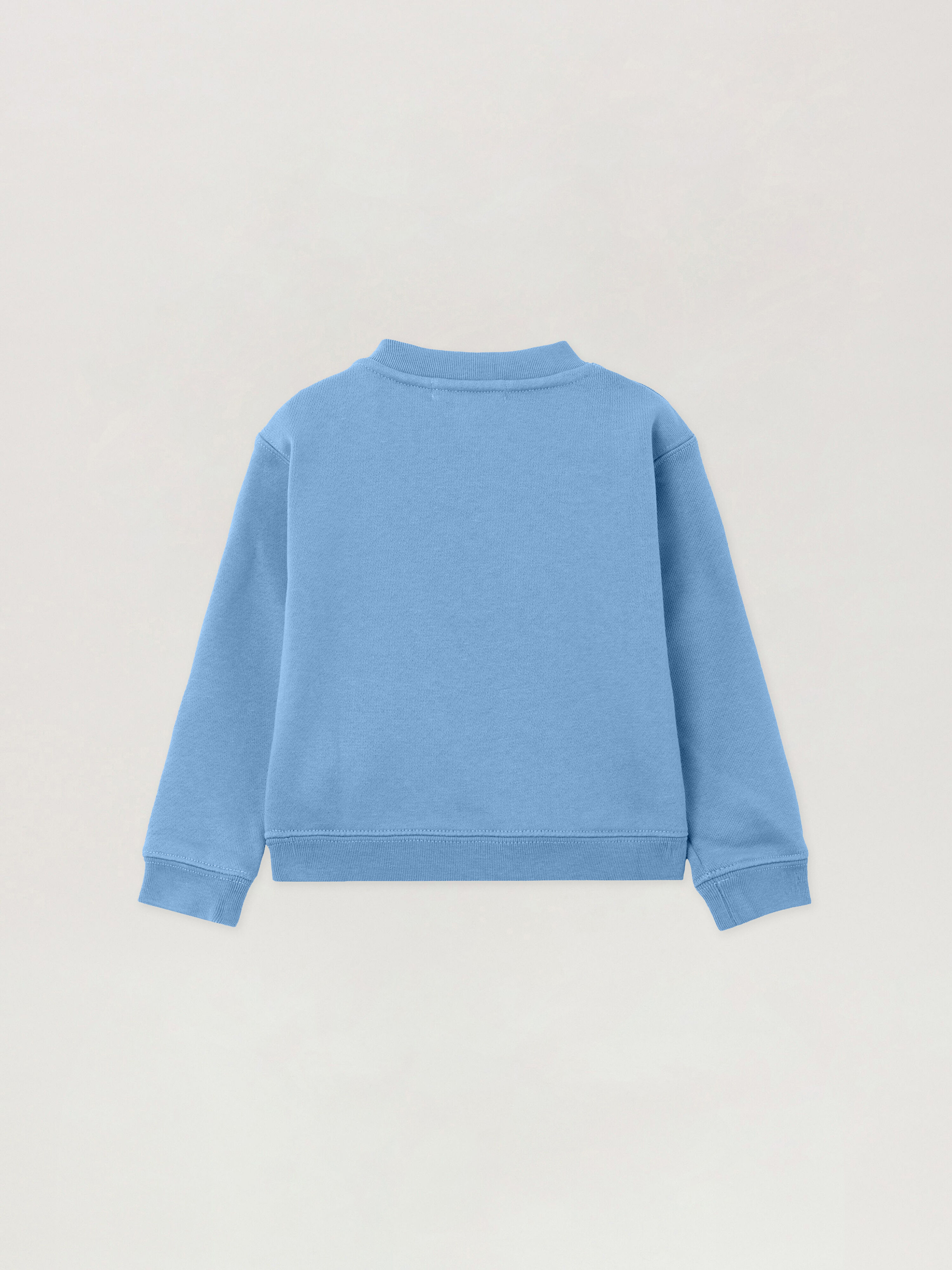 Spray Bear Sweatshirt PALM ANGELS Spray Bear Sweatshirt DUSTY BLUE - NAVY BLUE PBXC001F25FLE003