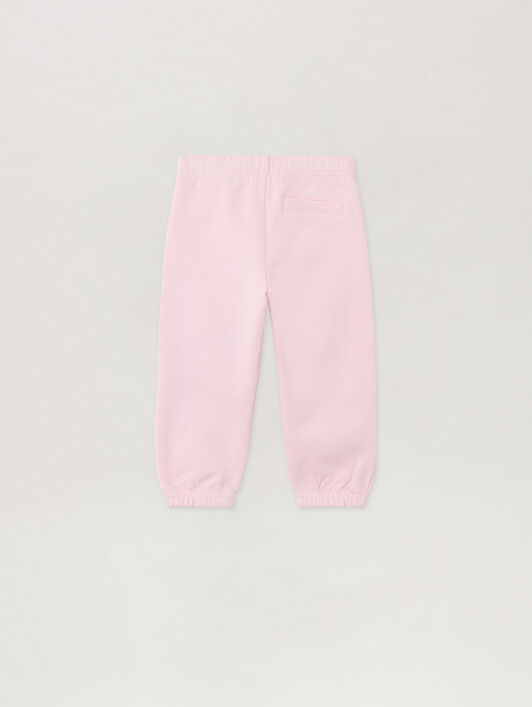 PALM ANGELS Overlogo Sweatpants SOFT PINK - OFF WHITE PGXD002F25FLE001