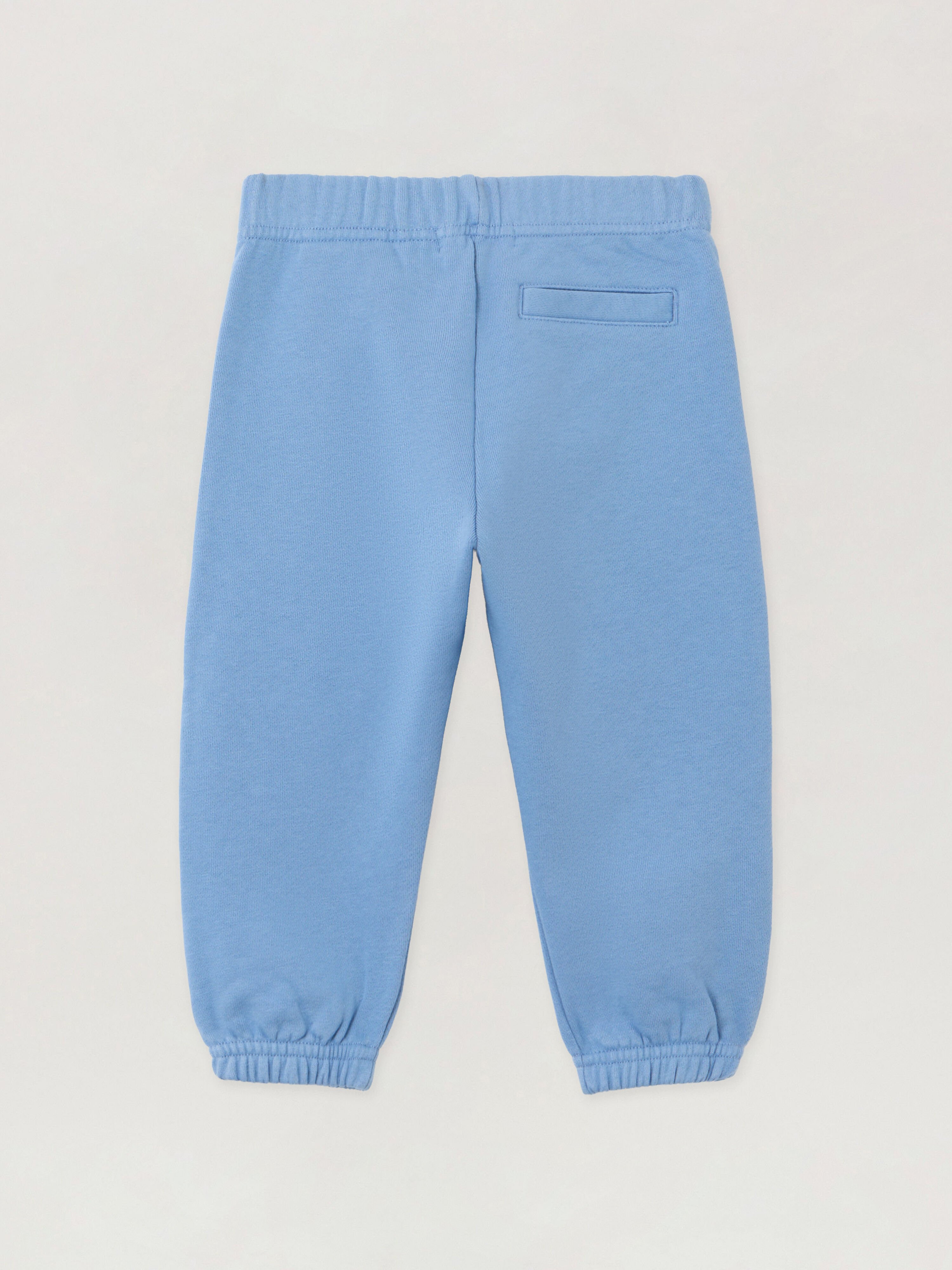 PALM ANGELS Oversized Logo Sweatpants DUSTY BLUE - OFF WHITE PBXD001F25FLE001