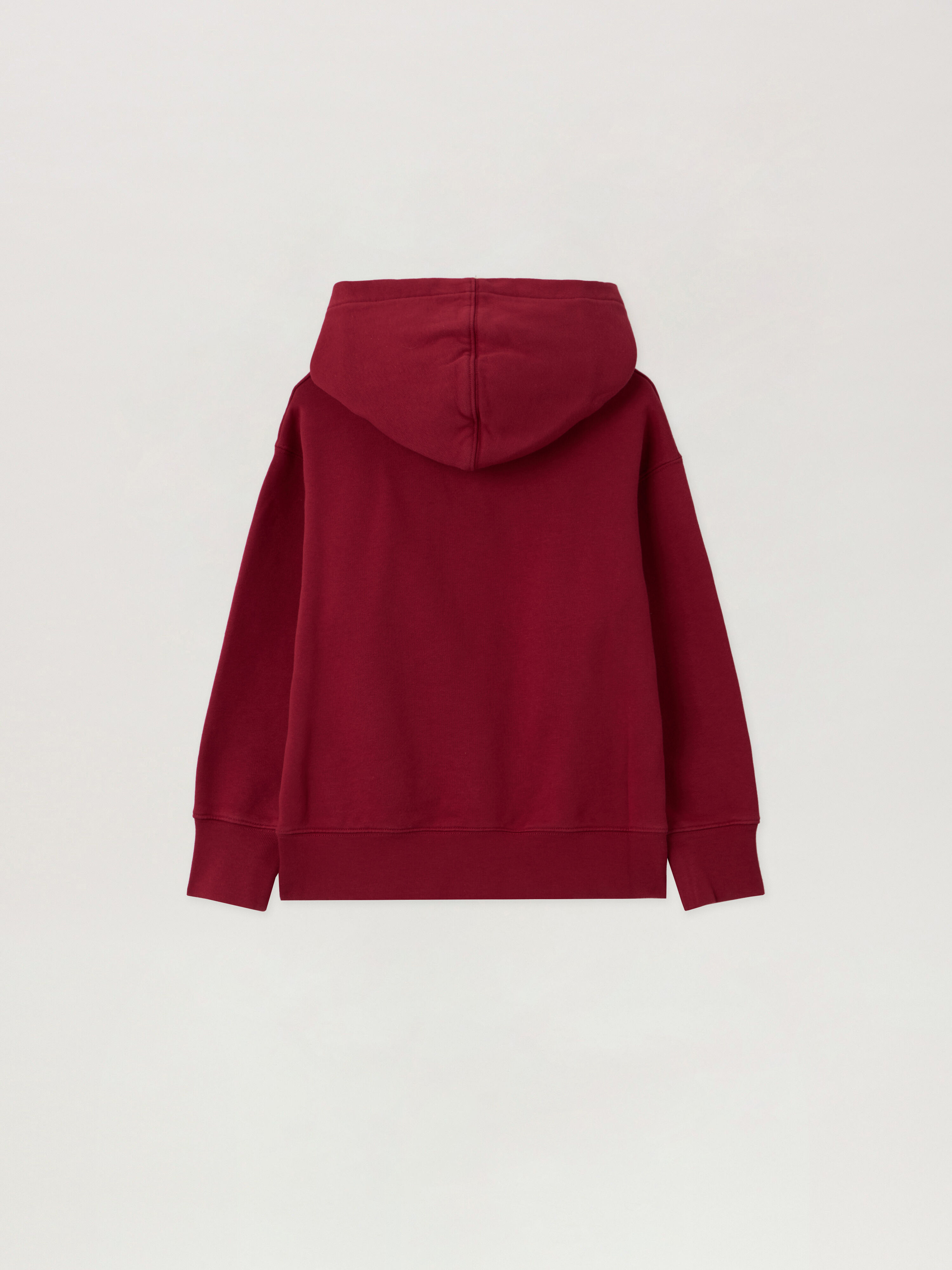 PALM ANGELS Neck Logo Hoodie BRICK RED - PGBB015F25FLE002