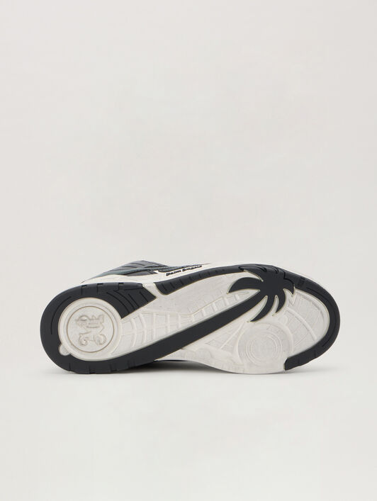 PALM ANGELS Venice Worn Out Sneakers WHITE - SAGE PMIA101F25LEA001