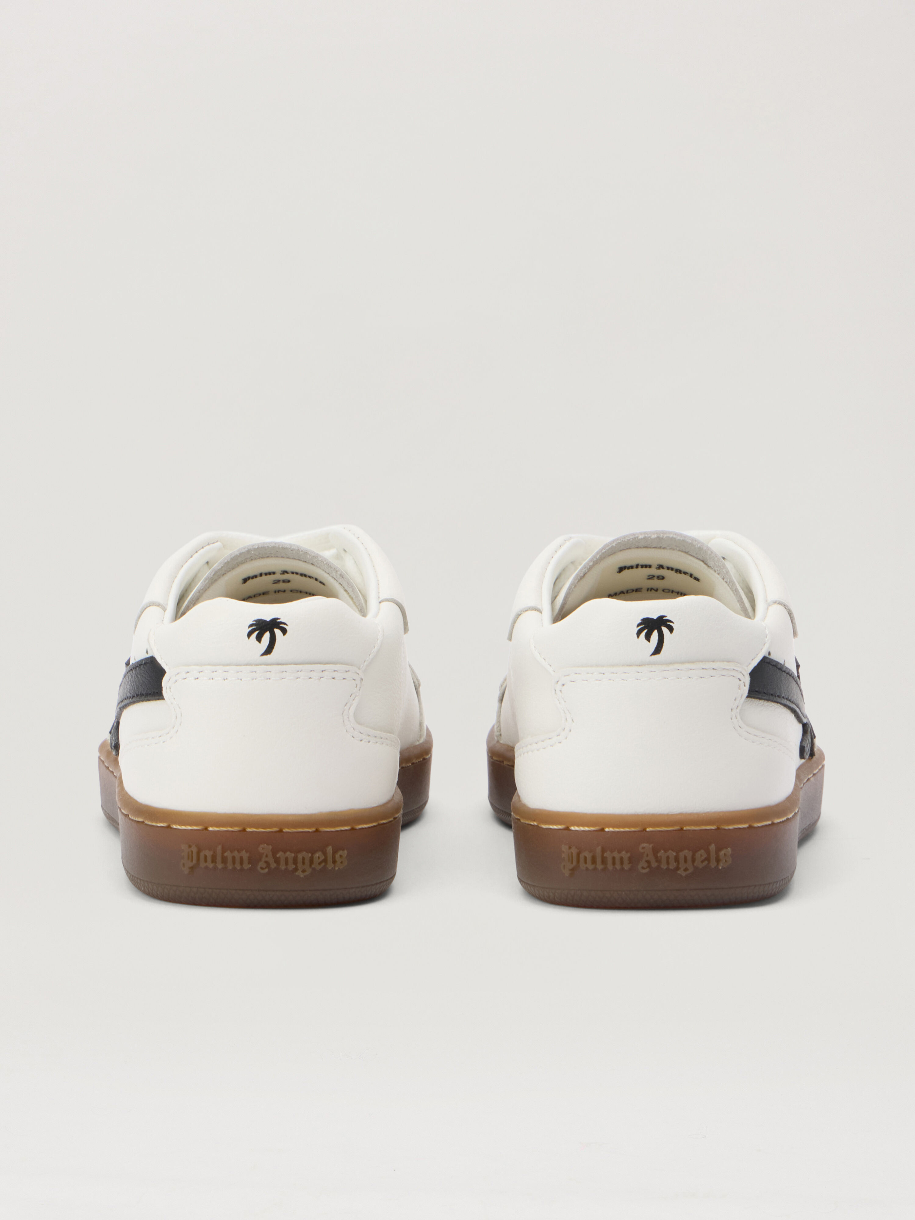 PALM ANGELS New Palm 1 Sneakers WHITE - BLACK PBIA017F25LEA001