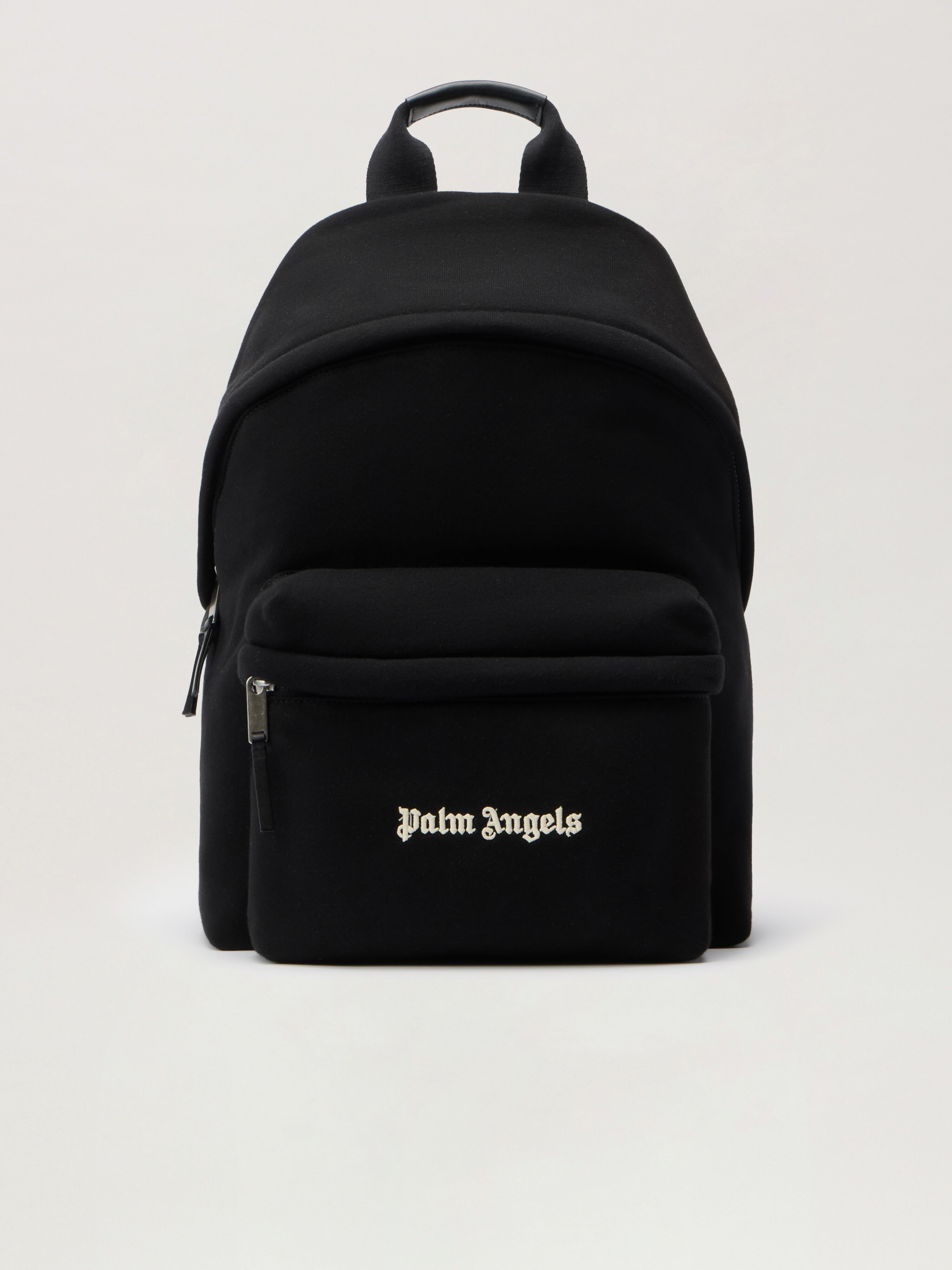 Classic Logo Backpack PALM ANGELS Classic Logo Backpack BLACK - OFF WHITE PMNB024F25FLE001