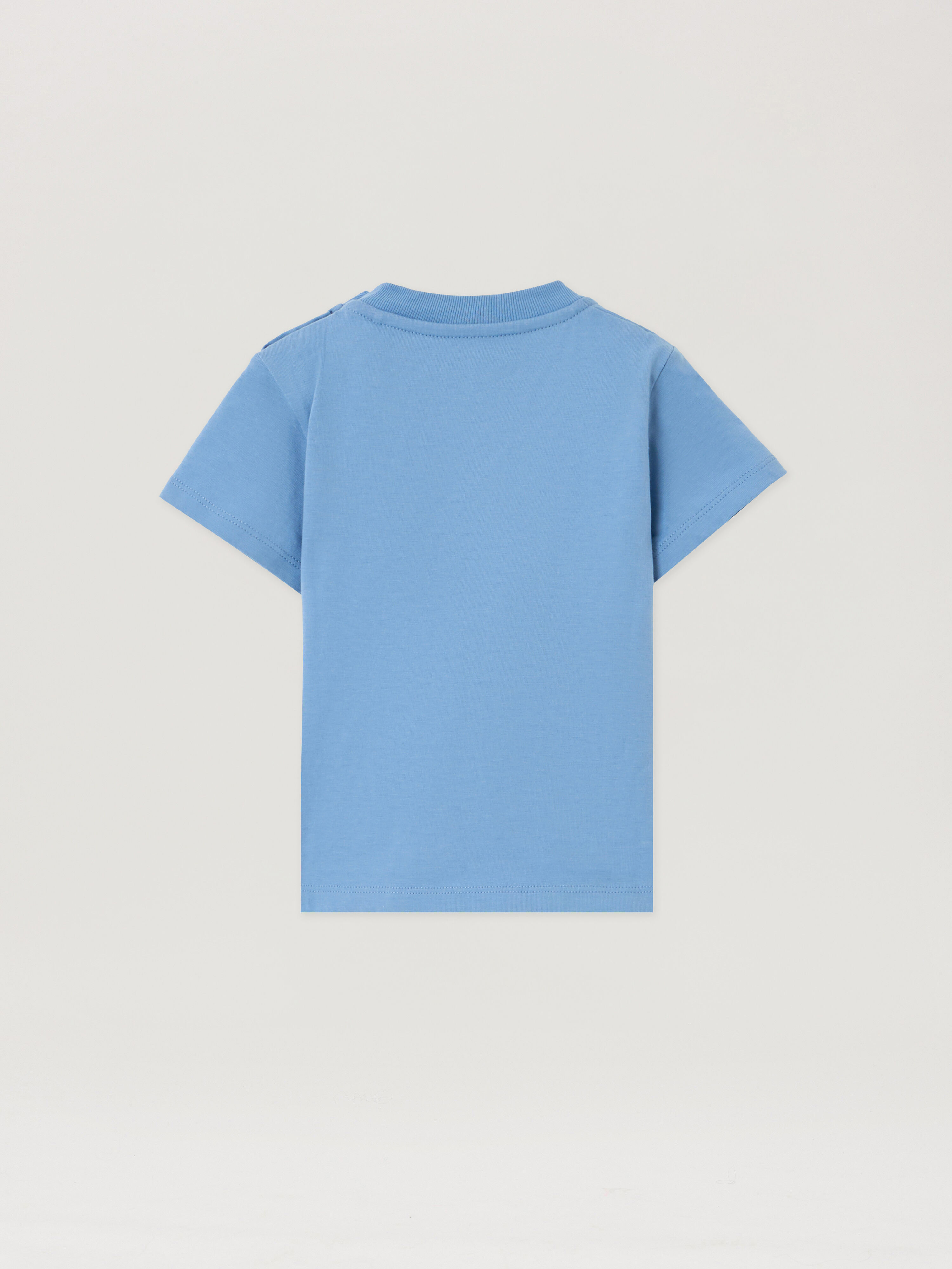 PALM ANGELS Spray Bear T-Shirt DUSTY BLUE NAVY BLUE PBXB001F25JER003