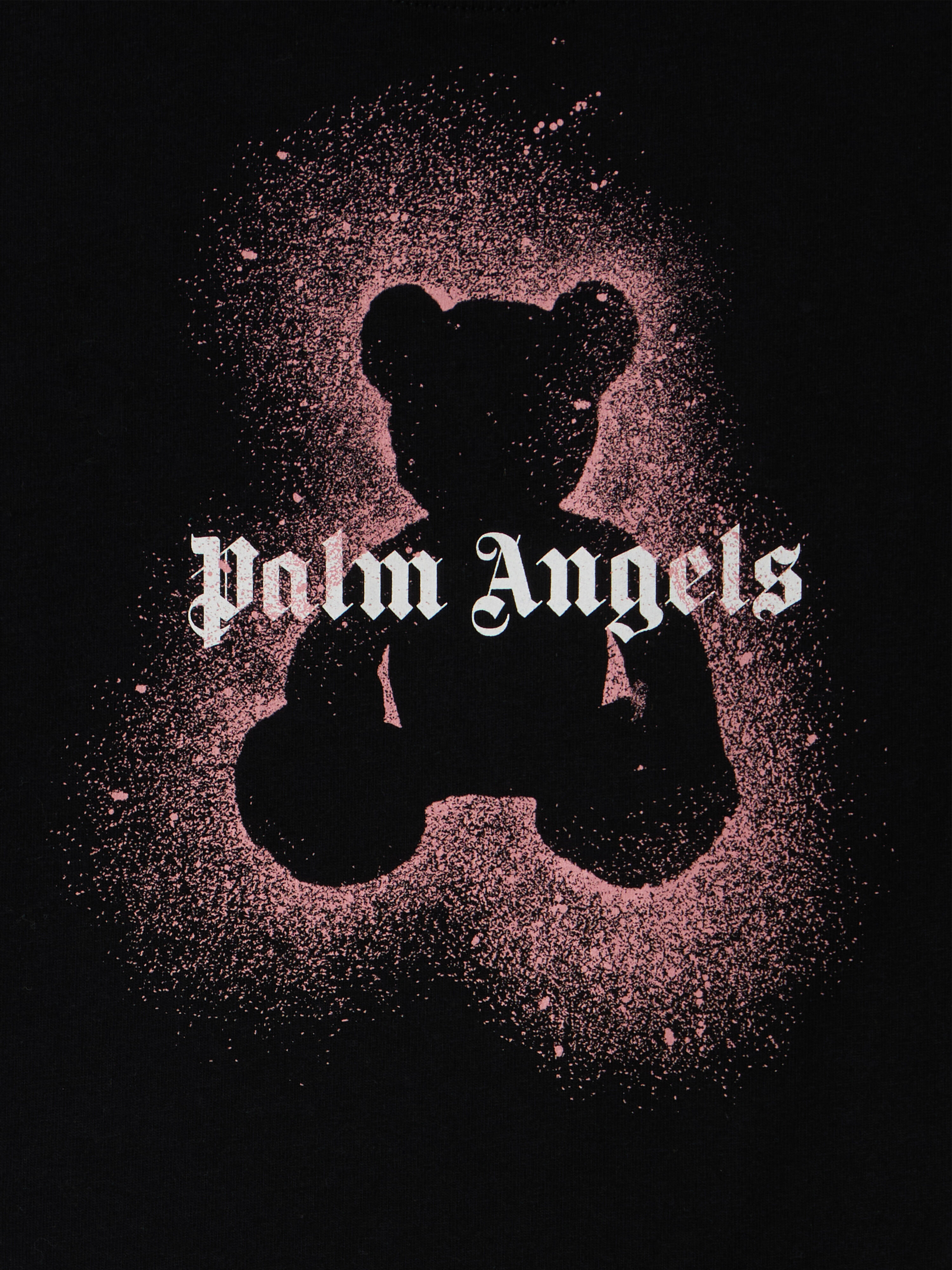 Spray Bear T-Shirt PALM ANGELS Spray Bear T-Shirt BLACK - PGAA002F25JER00A