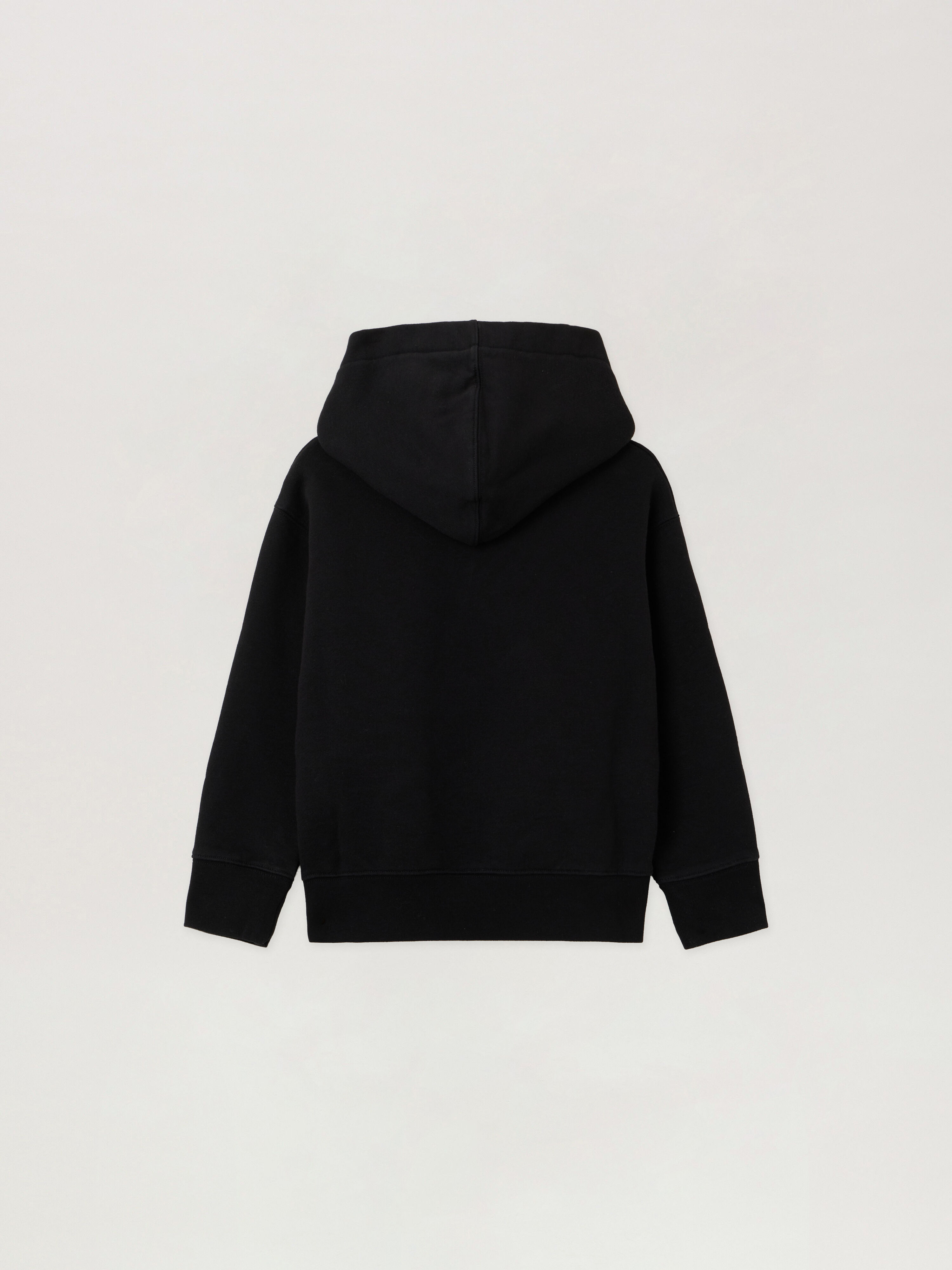 PALM ANGELS Blurred Logo Hoodie BLACK - OCHER YELLOW PBBB012F25FLE002