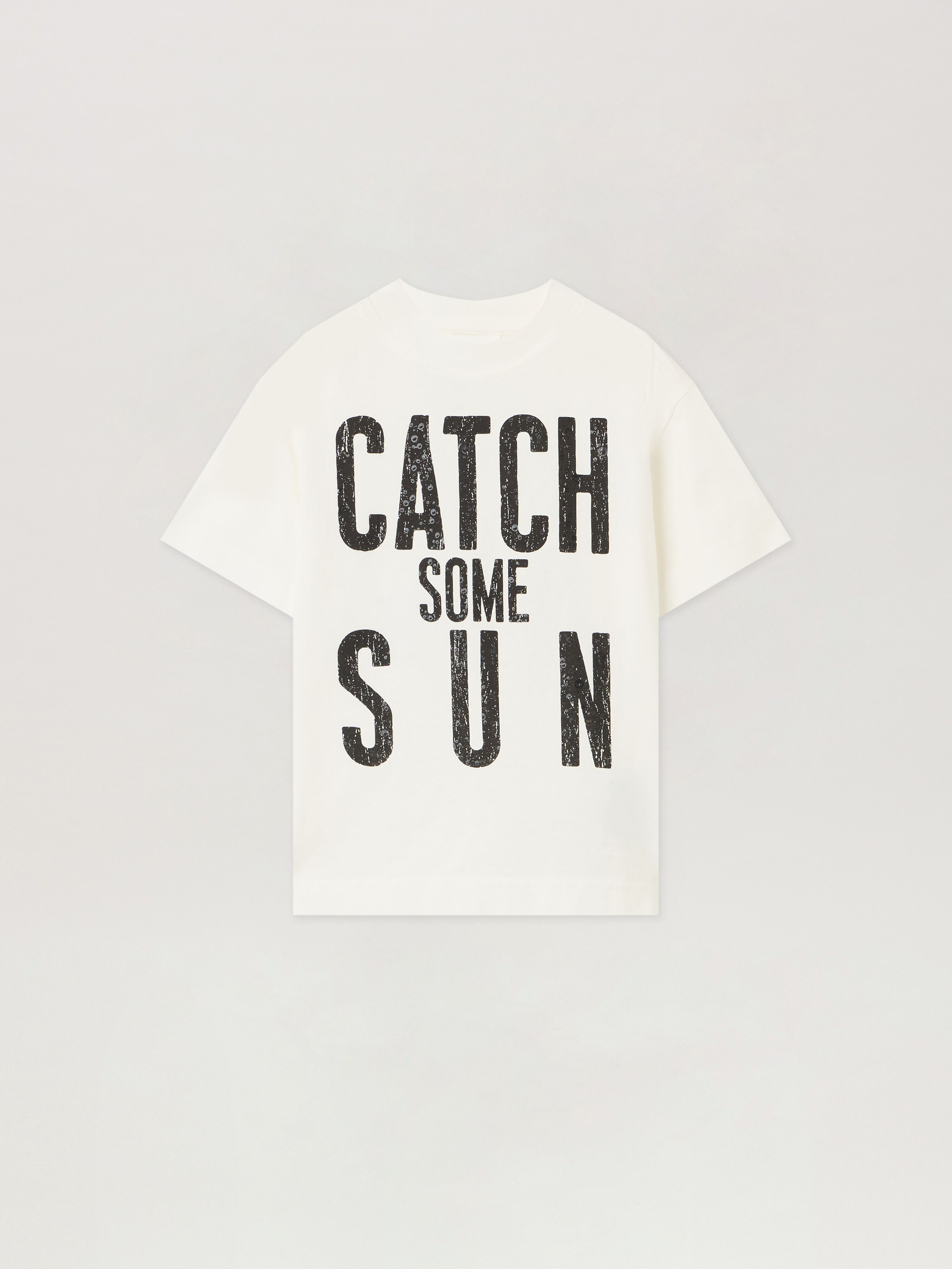 PaxVlbq T-Shirt PALM ANGELS PaxVlbq T-Shirt OFF WHITE - BLACK PBAA003F25JER006