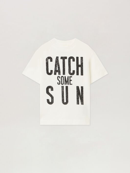 PaxVlbq T-Shirt PALM ANGELS PaxVlbq T-Shirt OFF WHITE - BLACK PBAA003F25JER006