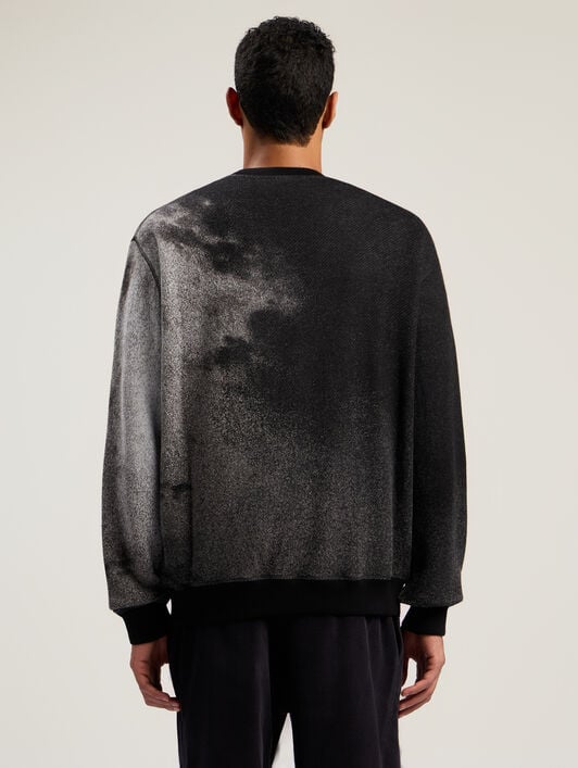 Decoding Palm Culture Sweater PALM ANGELS Decoding Palm Culture Sweater BLACK - WHITE PMHE086F25KNI001