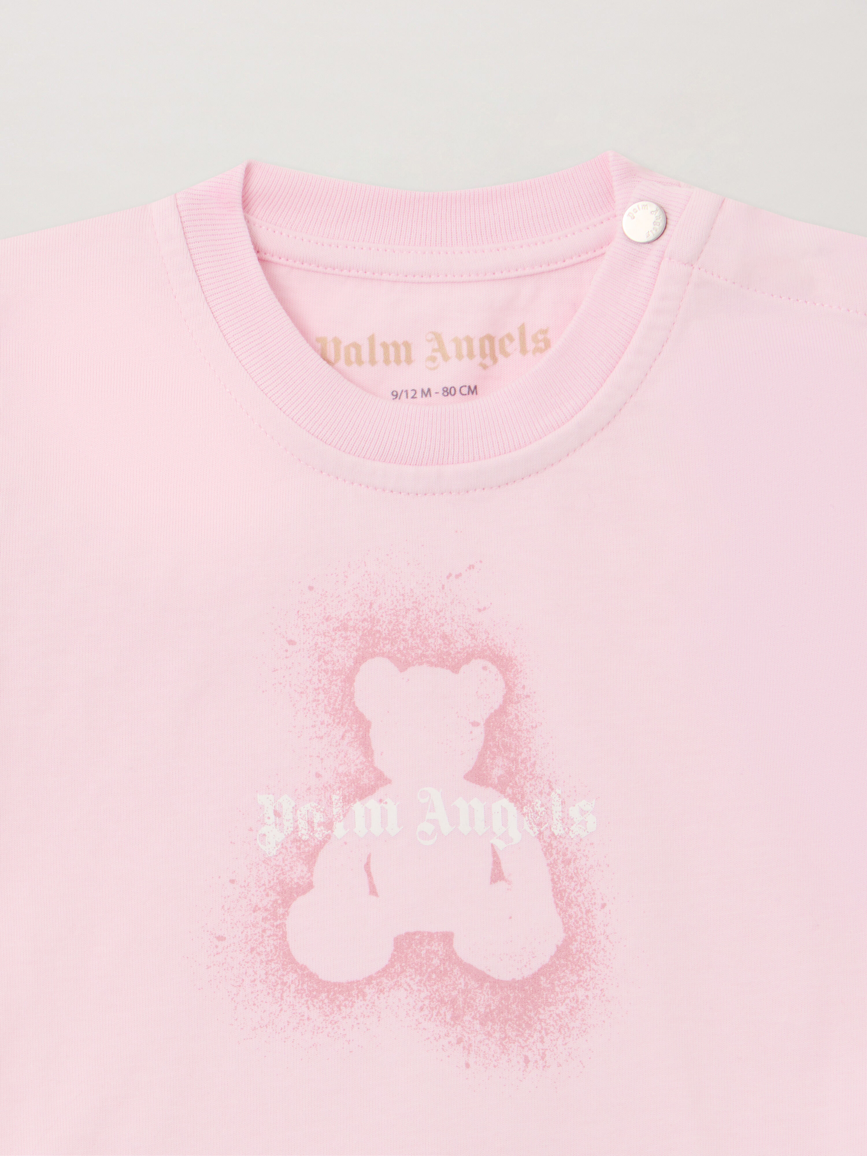 Spray Bear T-Shirt PALM ANGELS Spray Bear T-Shirt SOFT PINK PGXB001F25JER003