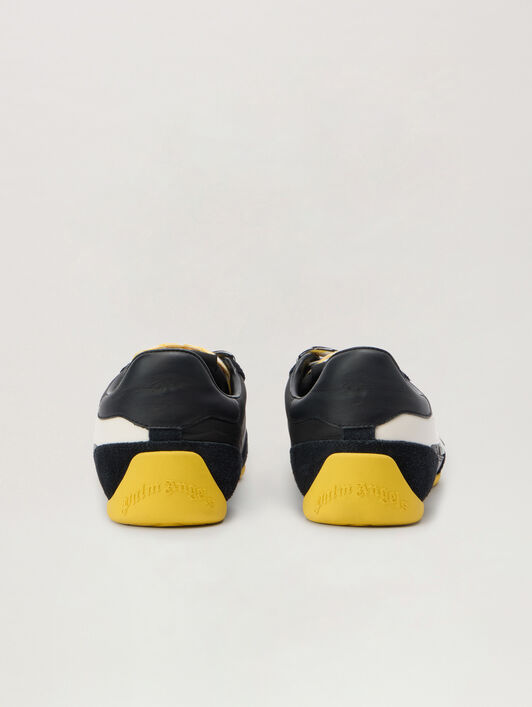 PALM ANGELS PA 5 Sneakers BLACK - WHITE PMIA105F25LEA001