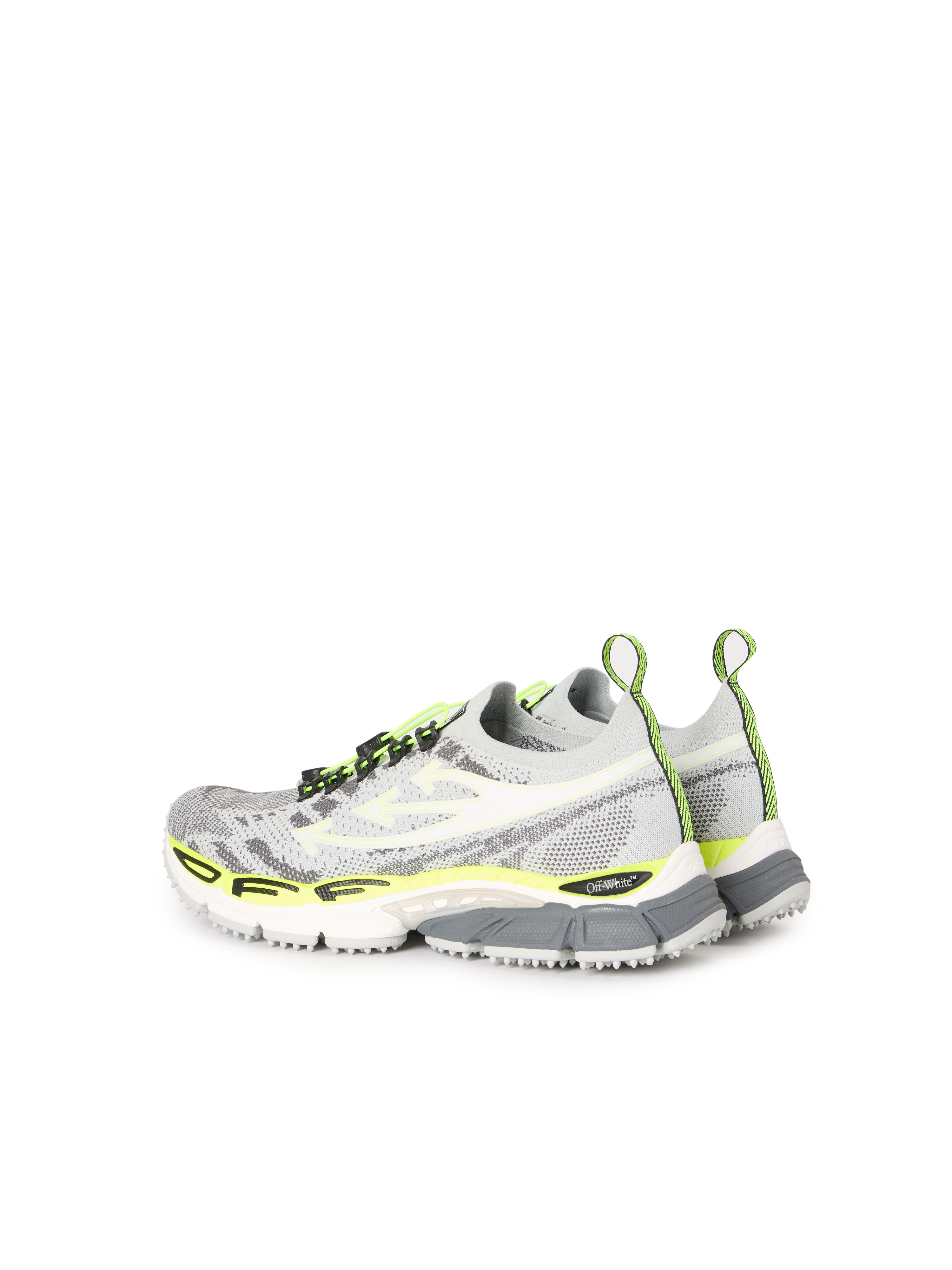 Off-white Multicolor Polyester Athletic Sneakers In Gray