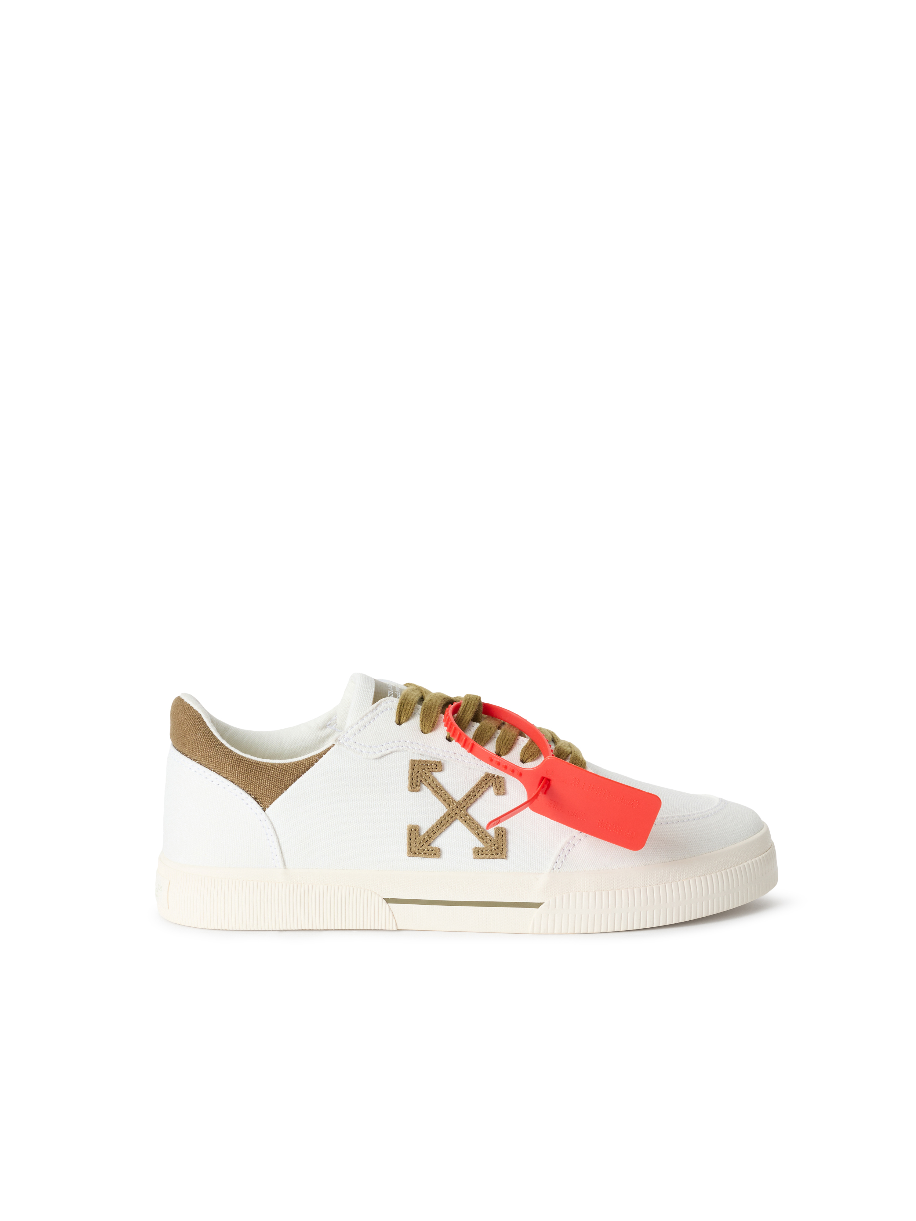 Off White Uomo Bianco/M.green Sneakers Low Vulcanized - Sneakers 44