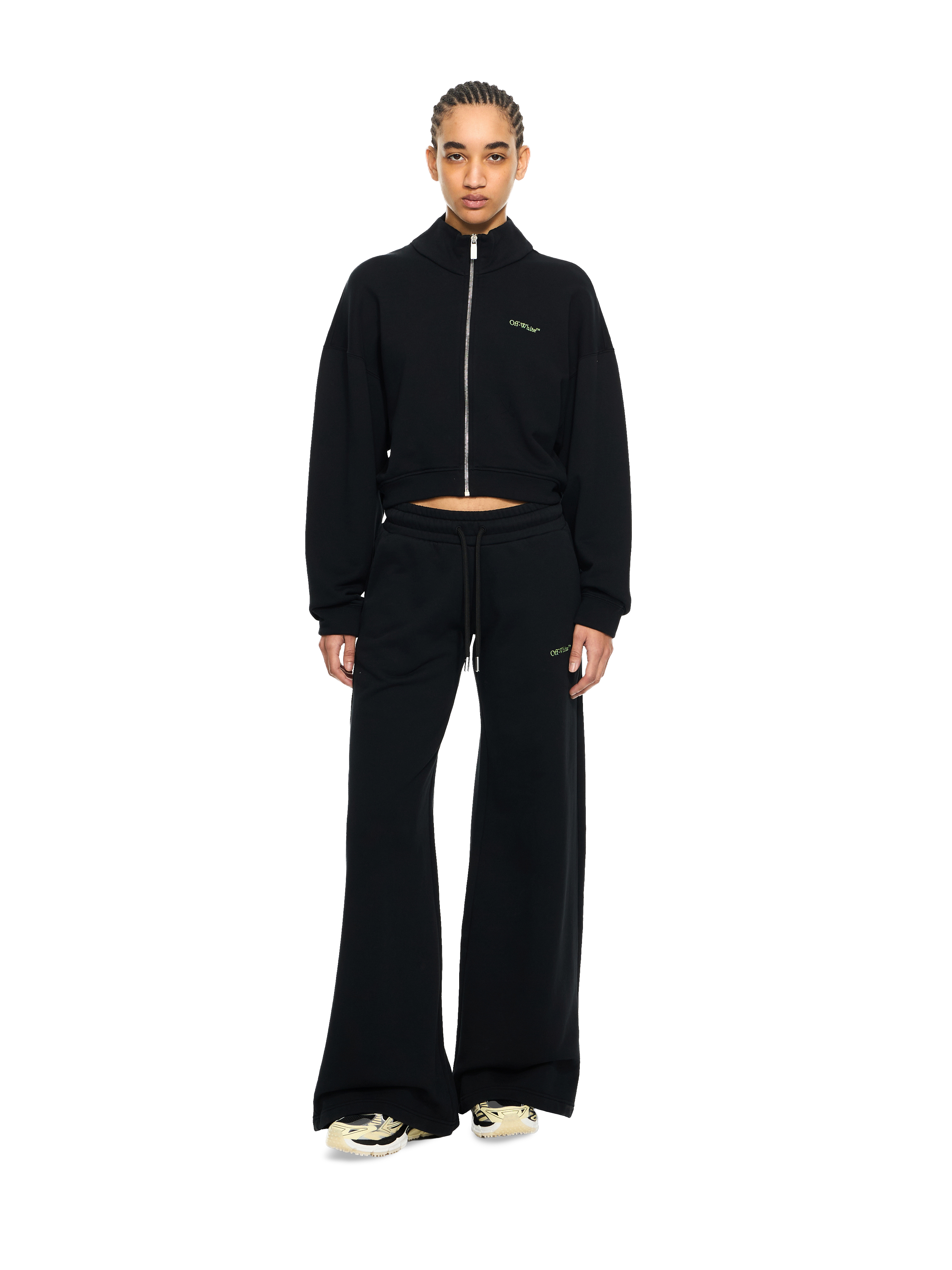 Off-White Arrow Leaves Zip Up Sweatshirt