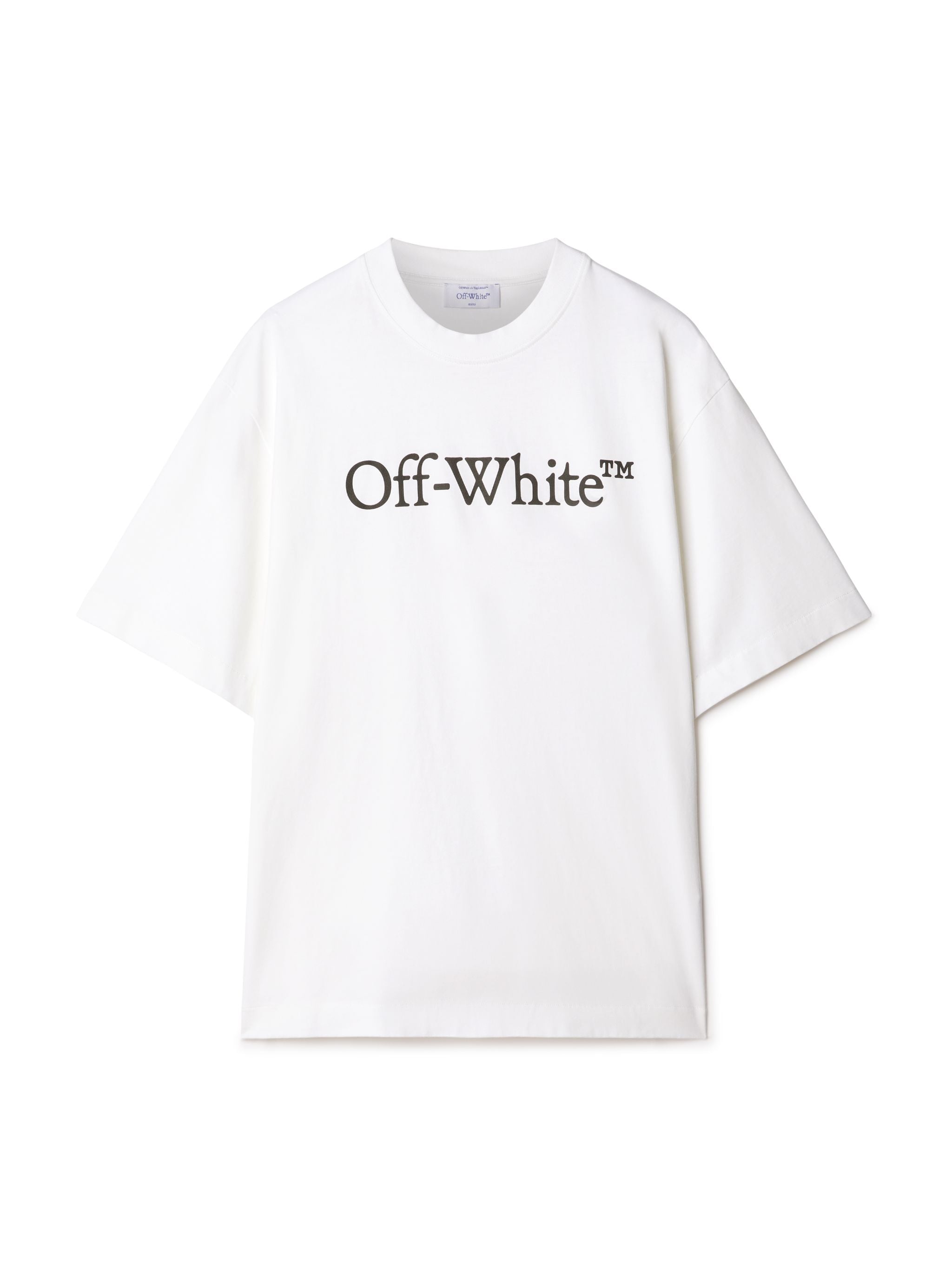 OFF WHITE Big Bookish Skate S/s Tee - Male T-shirts White Xxl