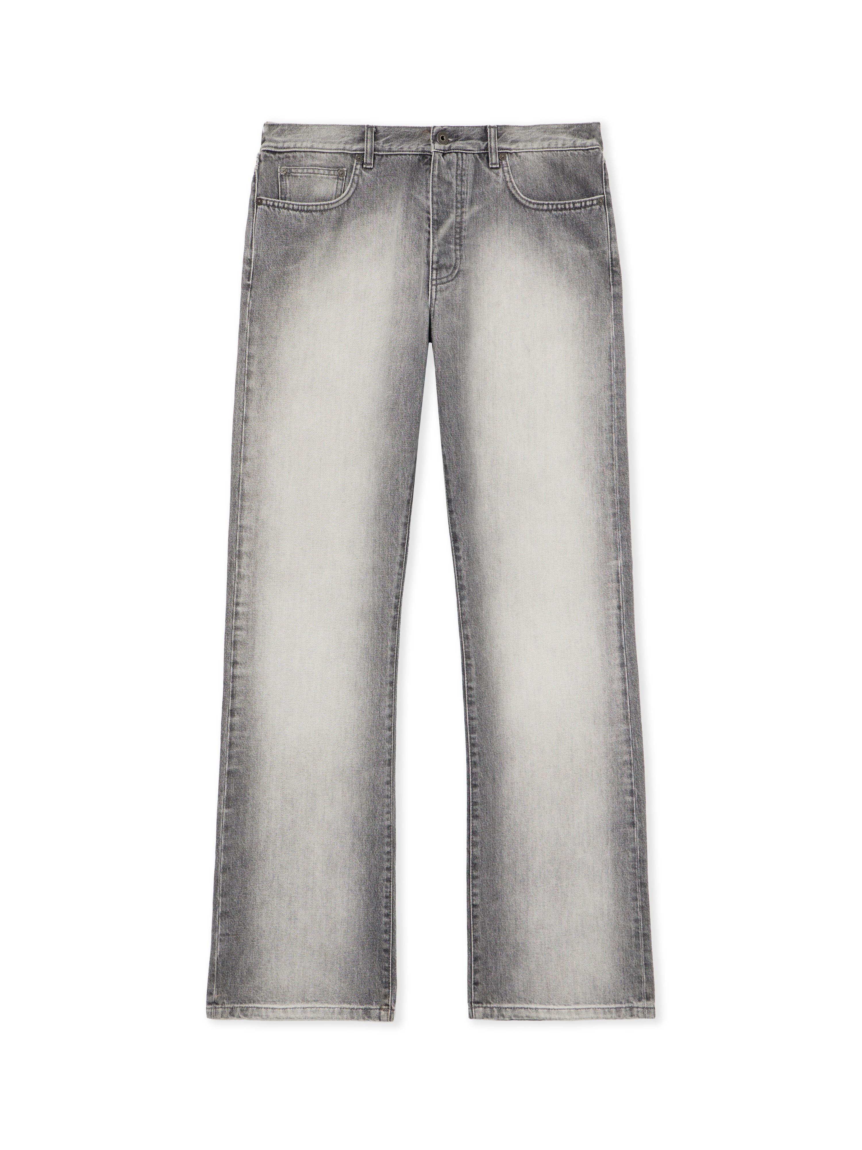 Off White Uomo Grigio - Jeans Slim Relaxed Con Ricamo Diagonale - Jeans - W32 - Immagine 2