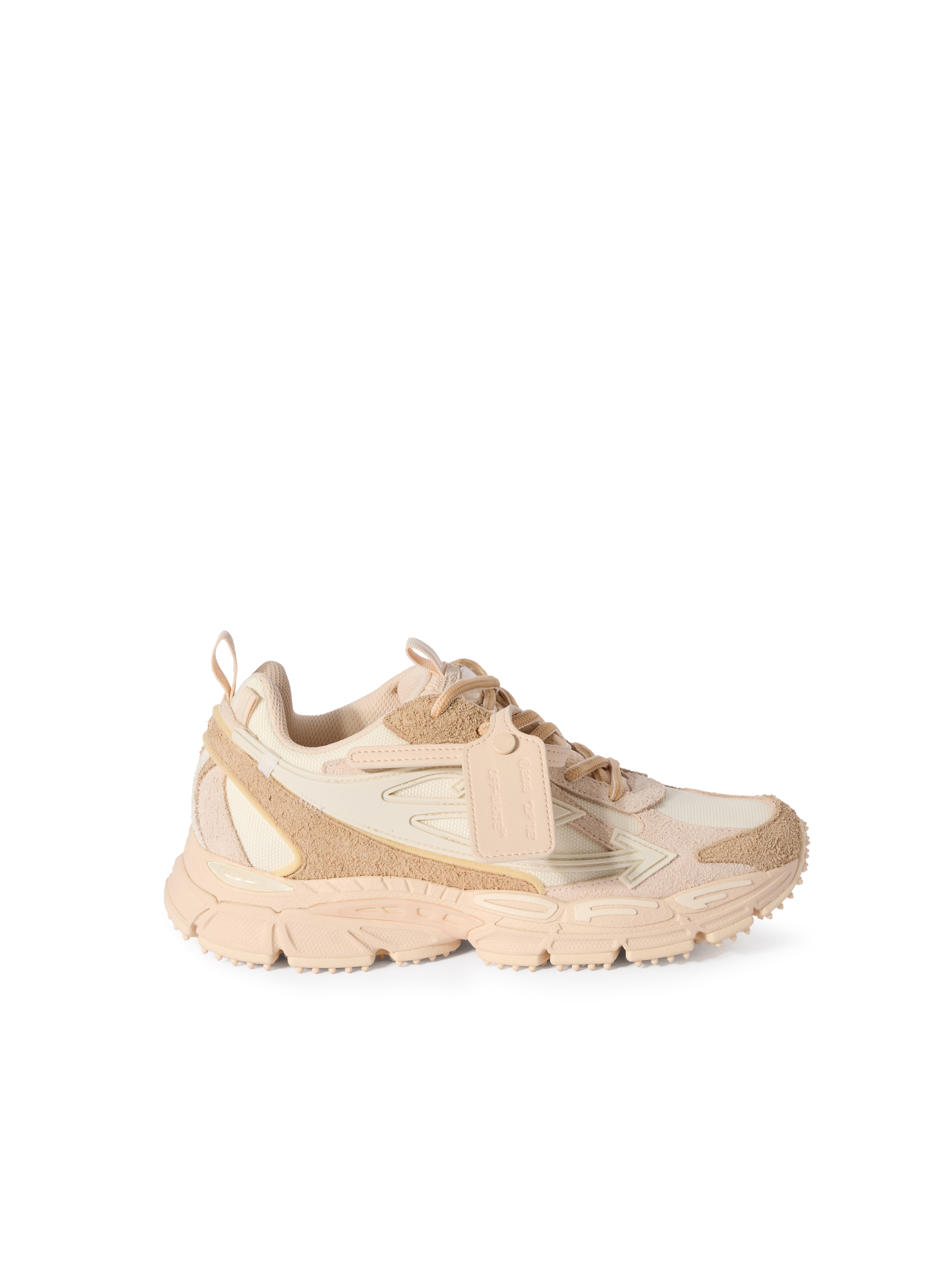 Off-White Donna Cream - Be Right Back Suede Sneakers, Size: Eu - 38 - Immagine 2
