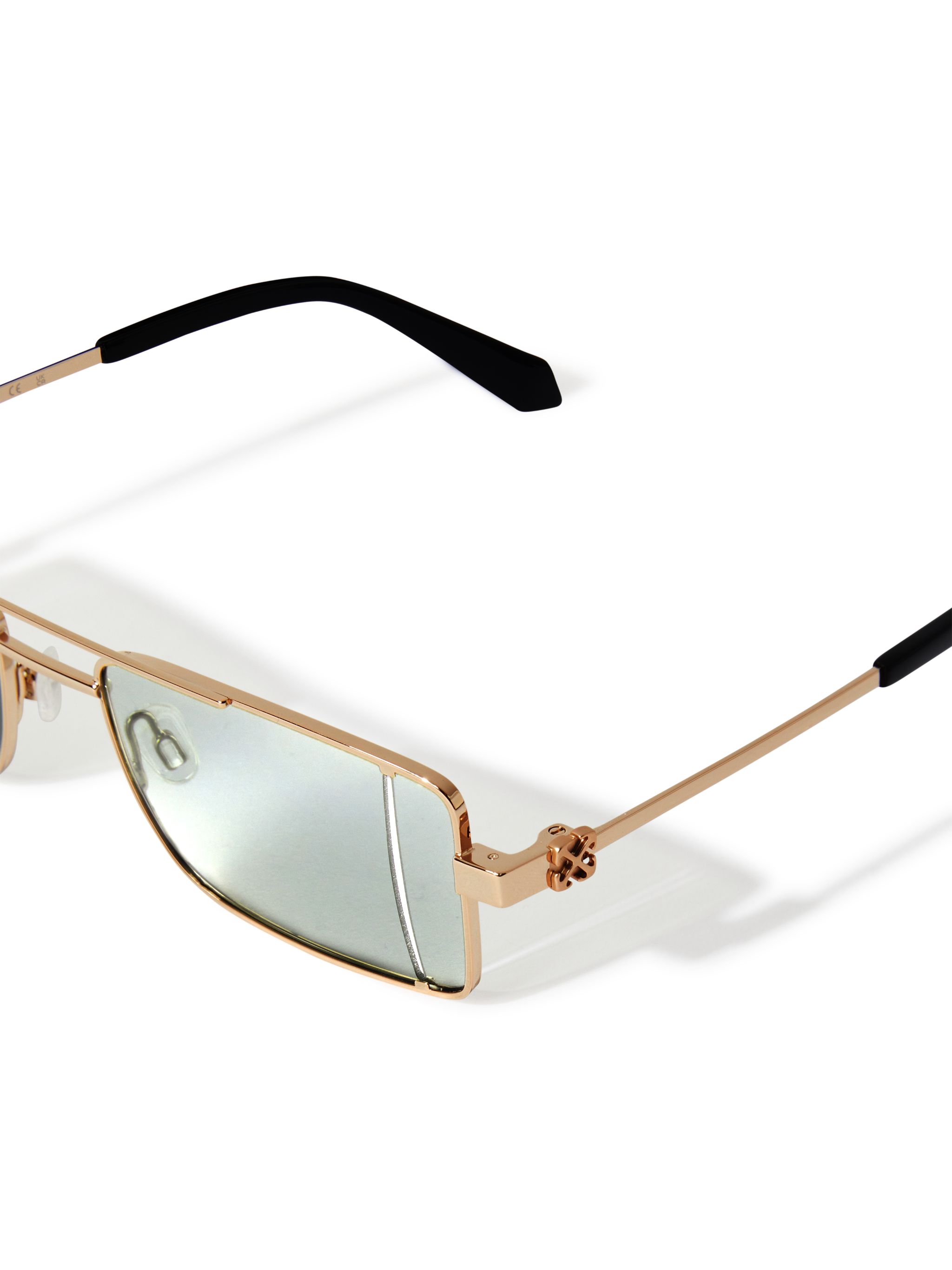 Off-white Oeri14a Cortez Sunglasses Eyewear In Gold