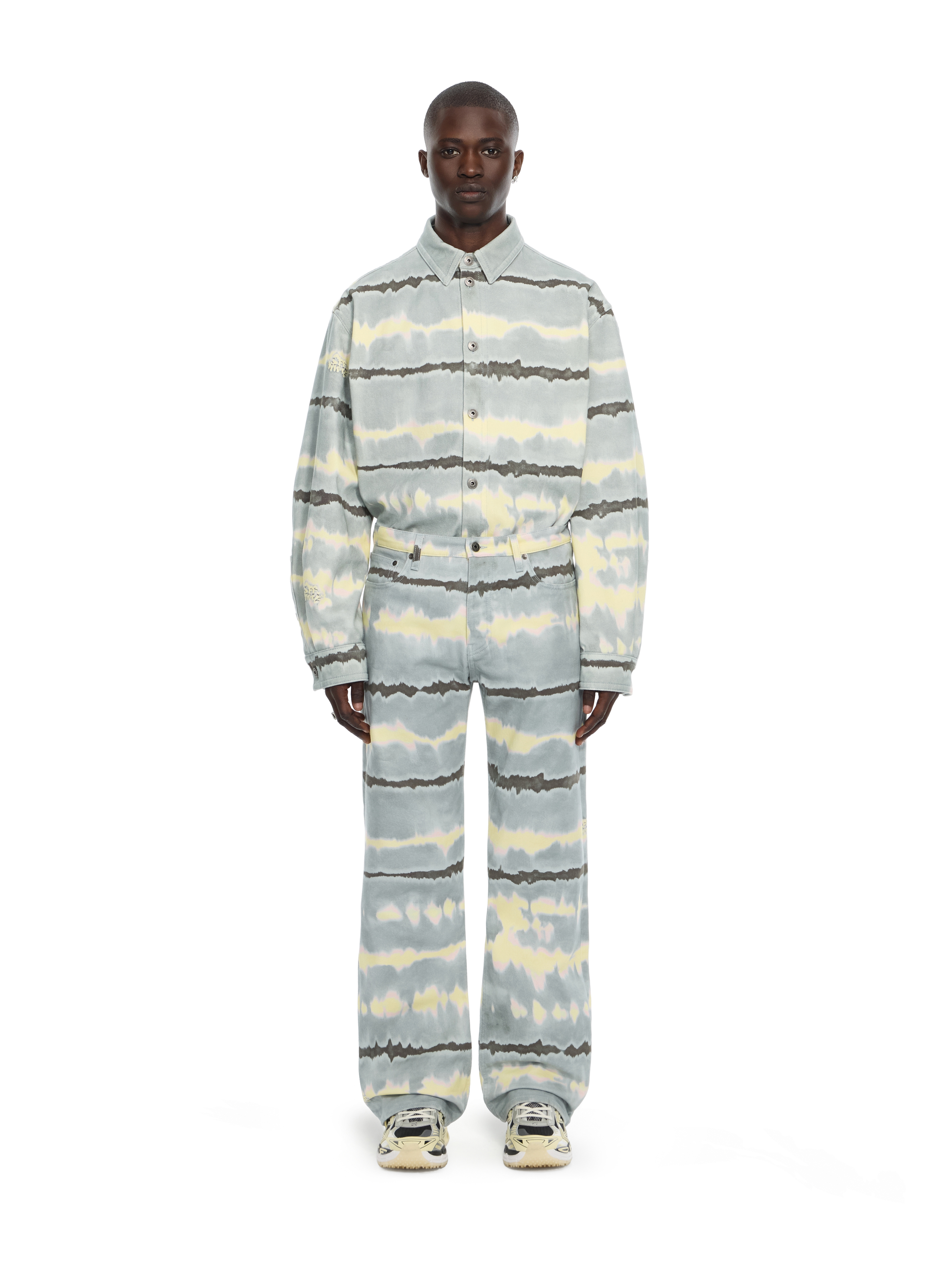 Off-White All-over Tie-dye Slim Relax Jeans