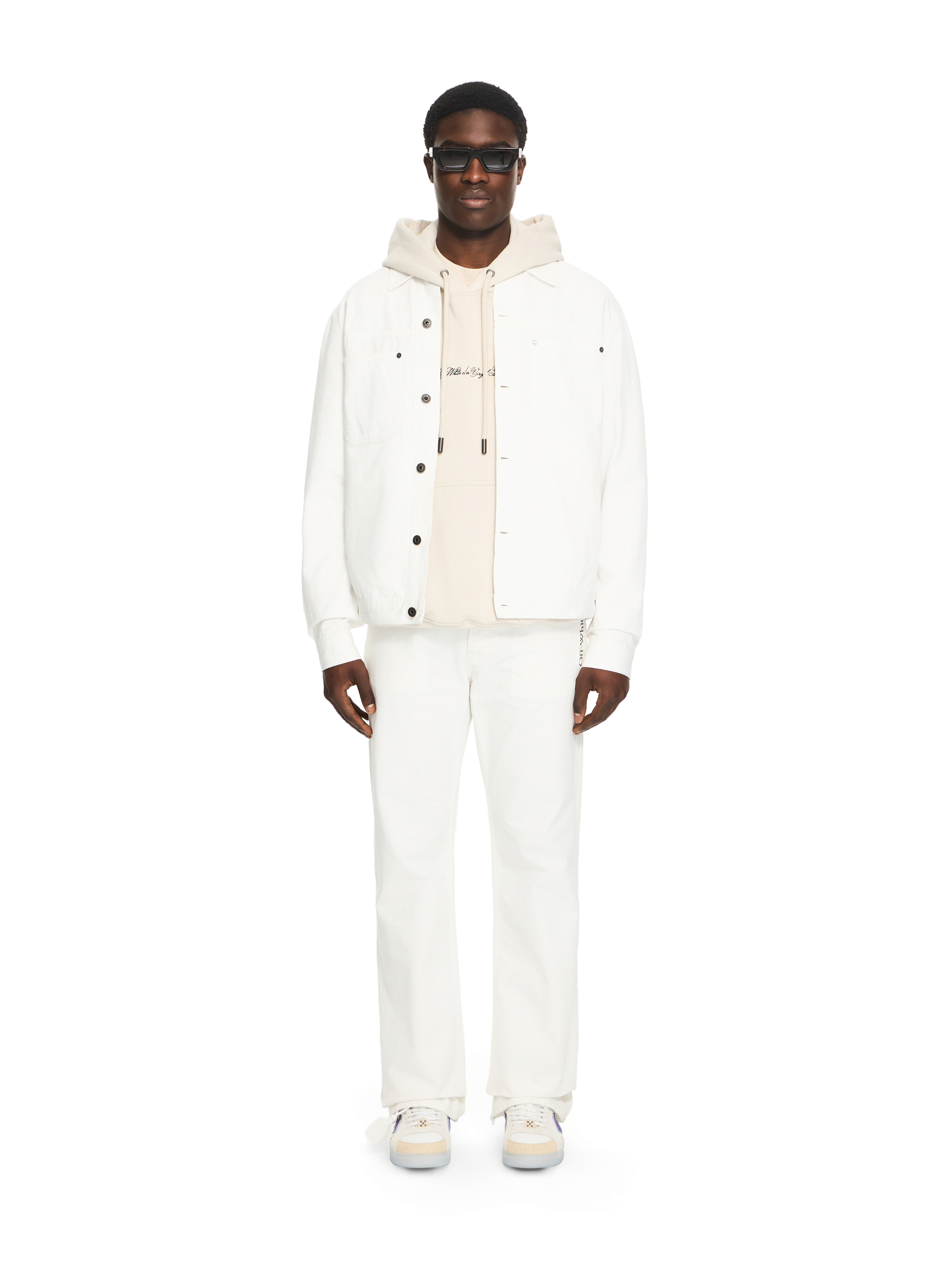 Half Arrow Skate Jacket in WHITE for Men | Off-White™