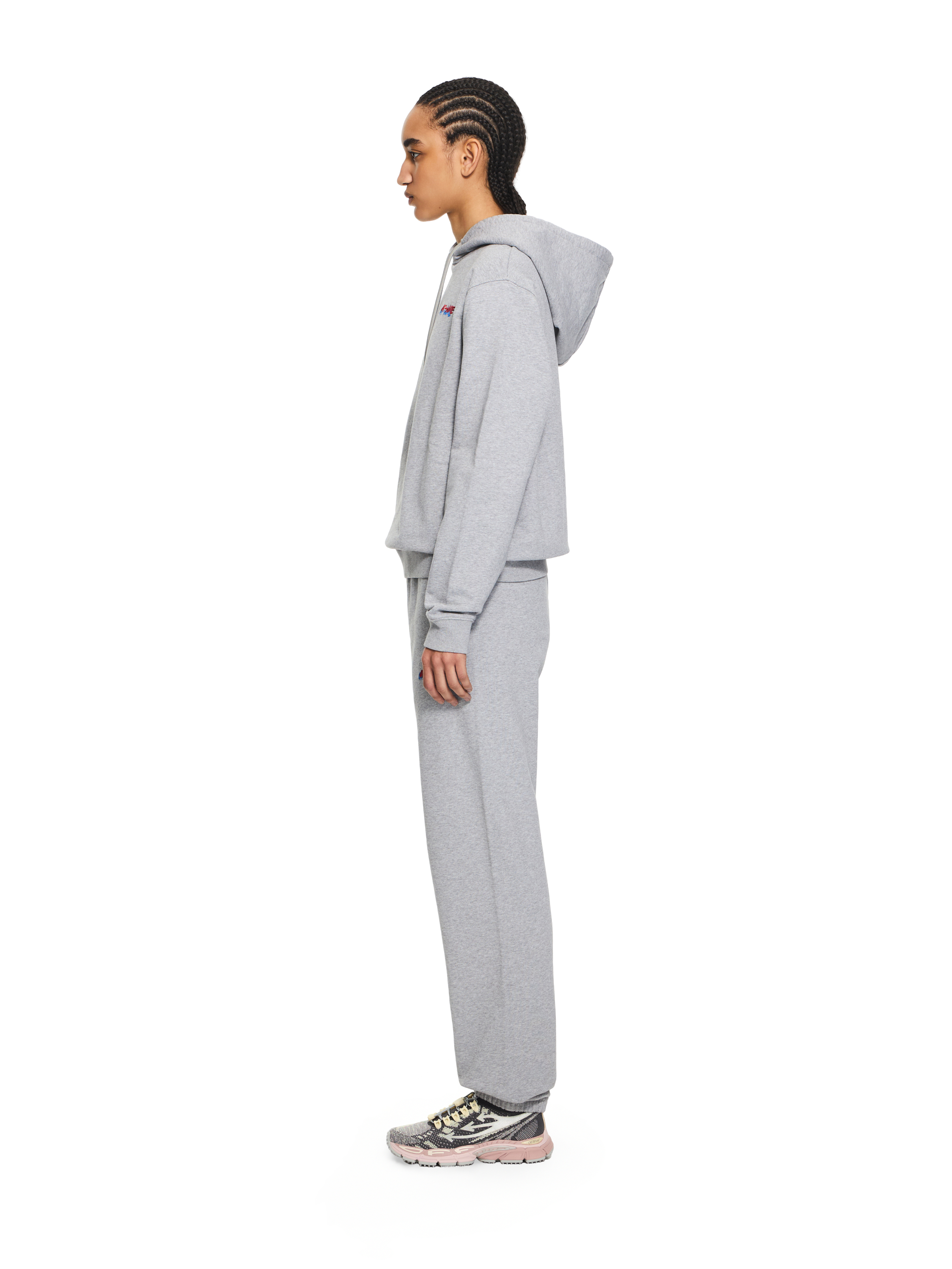 Off-white Shadow Cuff Sweatpants In Gray