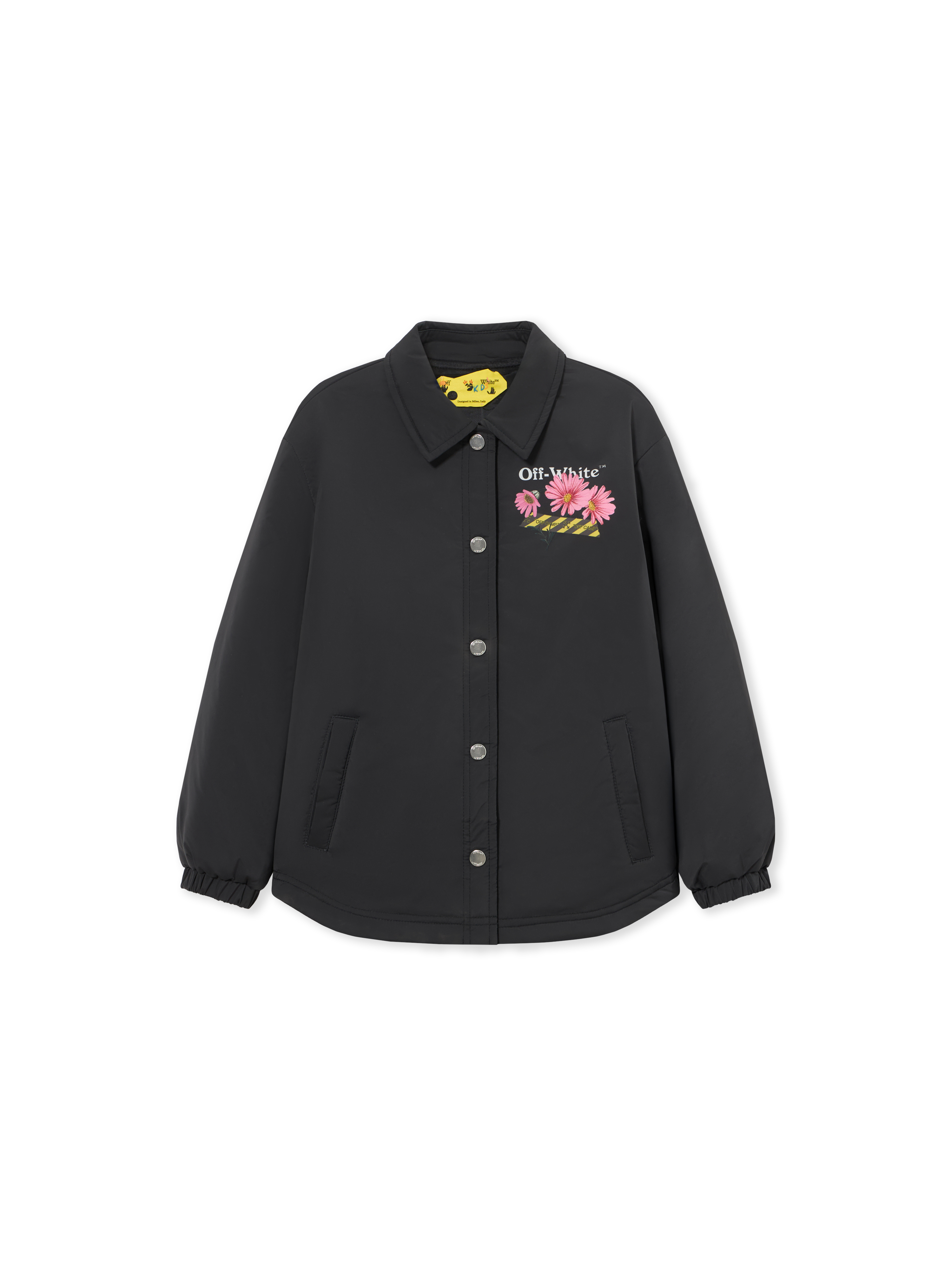  Off White Daisy Tape Light Padded Jacket - Kids Mädchen Kleidung Black 8 